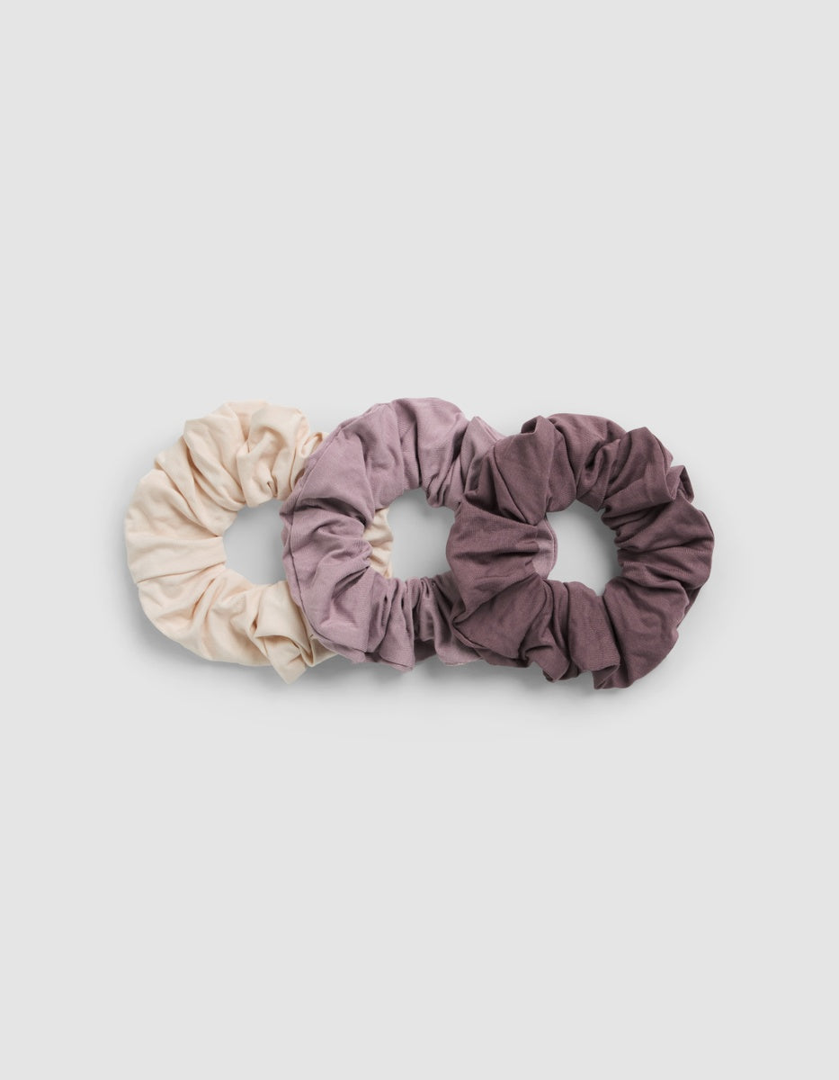 Bamboo Stretch-Knit Scrunchies