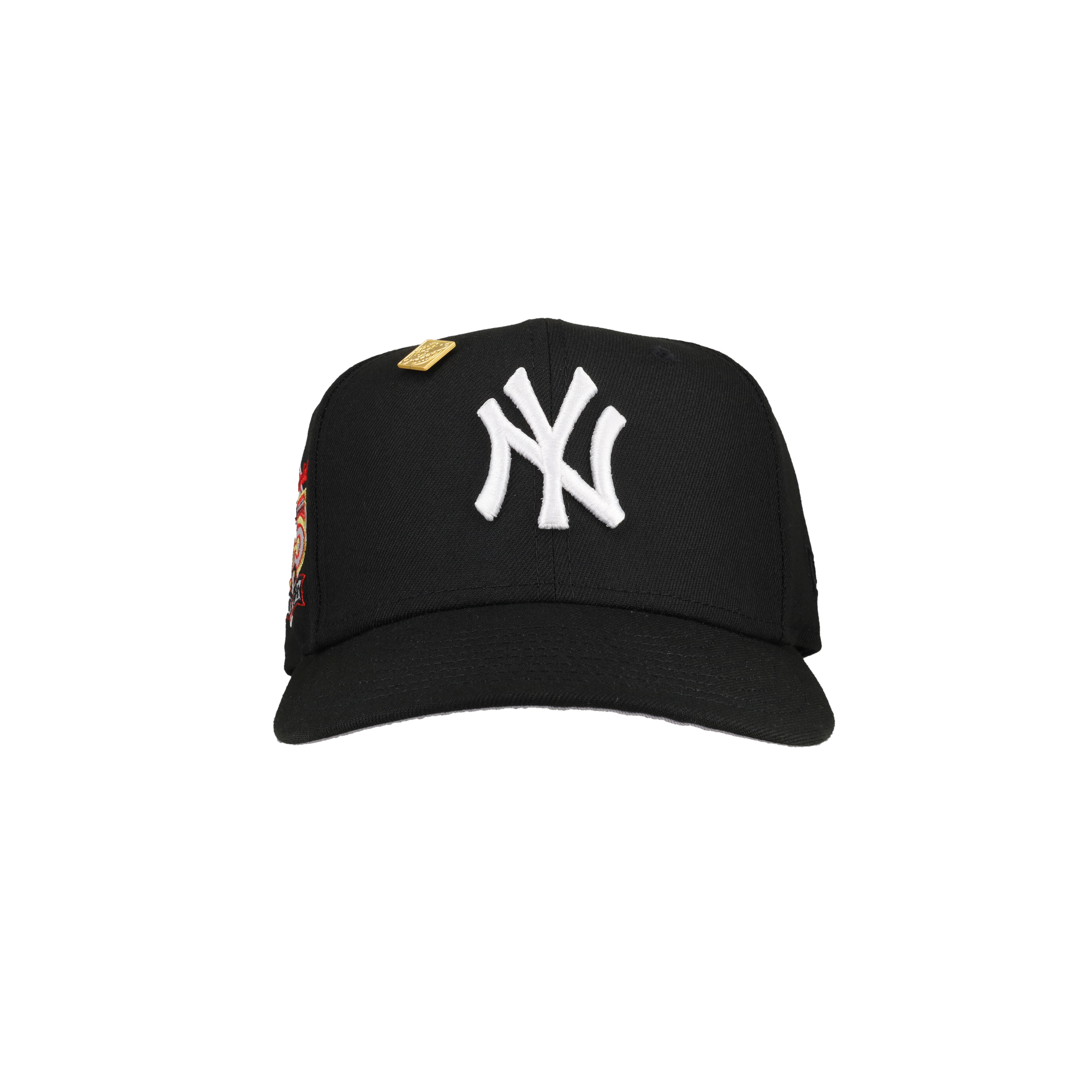 New York Yankees 75th Anniversary Black Metallic 59Fifty Fitted Hat