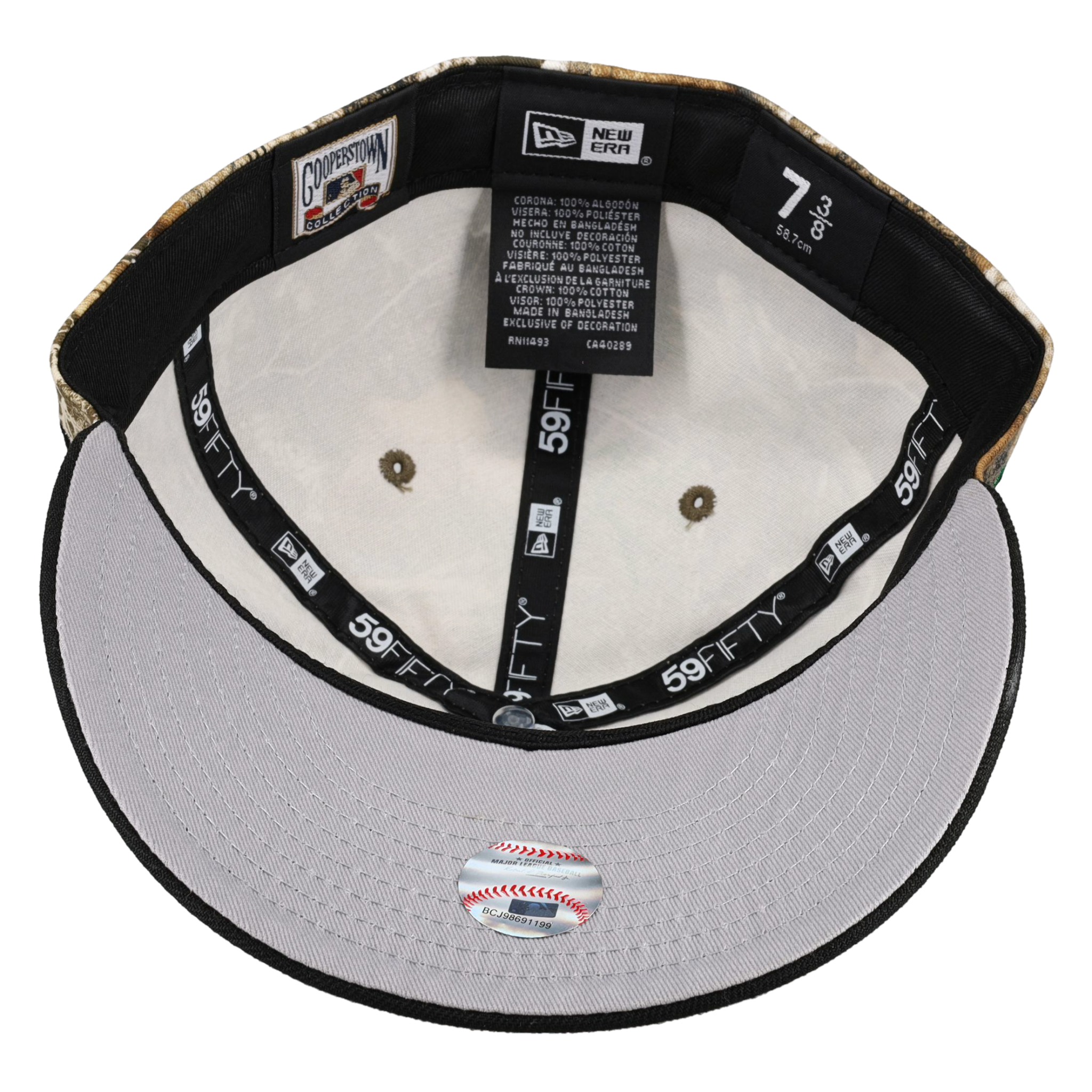 New York Yankees 1999 World Series Real tree/Black 59Fifty Fitted Hat