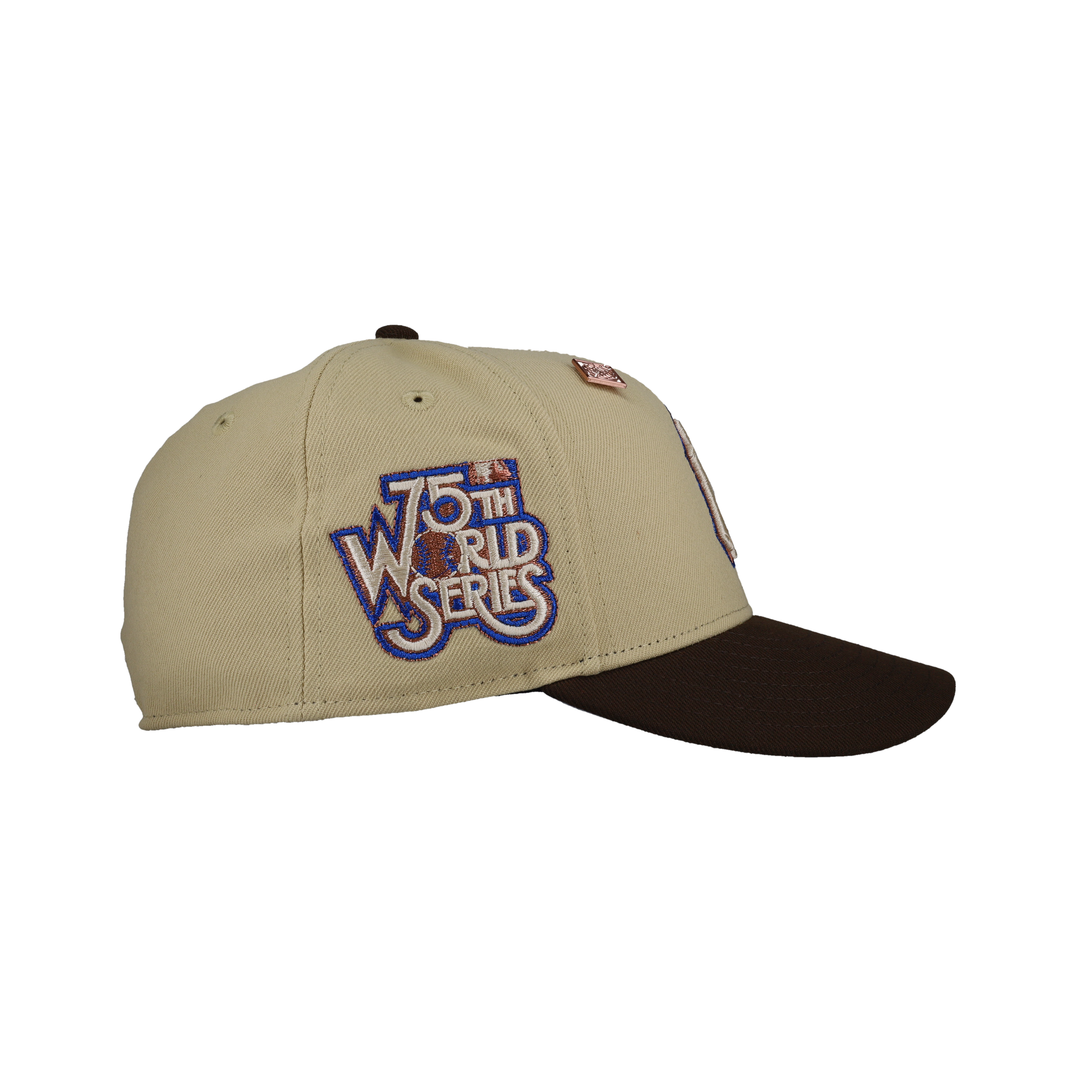 New York Yankees 1975 WS Vegas/Walnut Metallic 59Fifty Fitted Hat