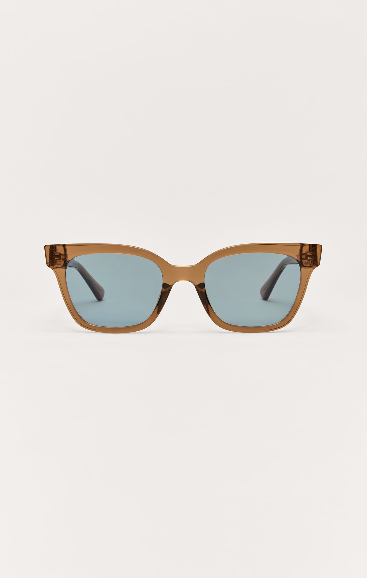 Z Supply High Tide Polarized Sunglasses in Hazel - Lt. Blue