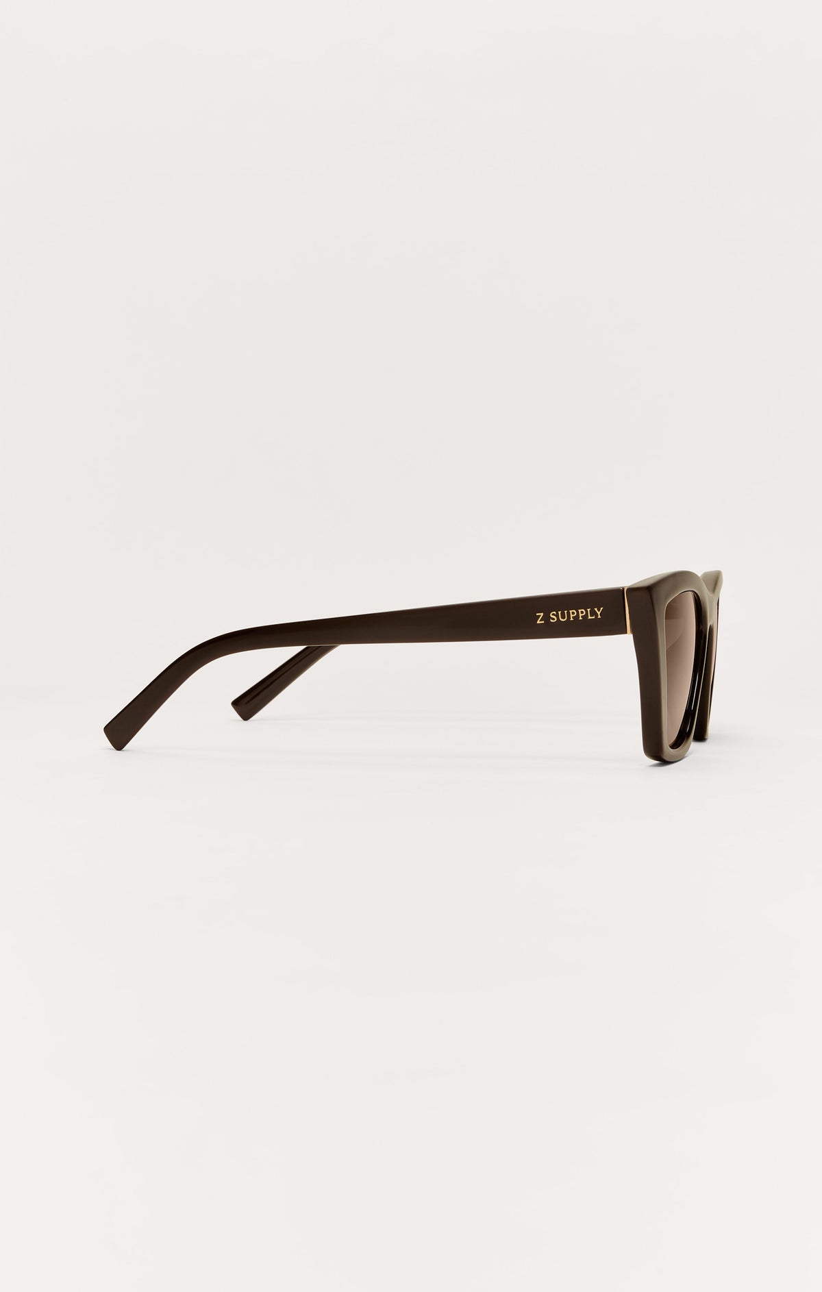 Z Supply Villa Polarized Sunglasses in Cocoa - Brown
