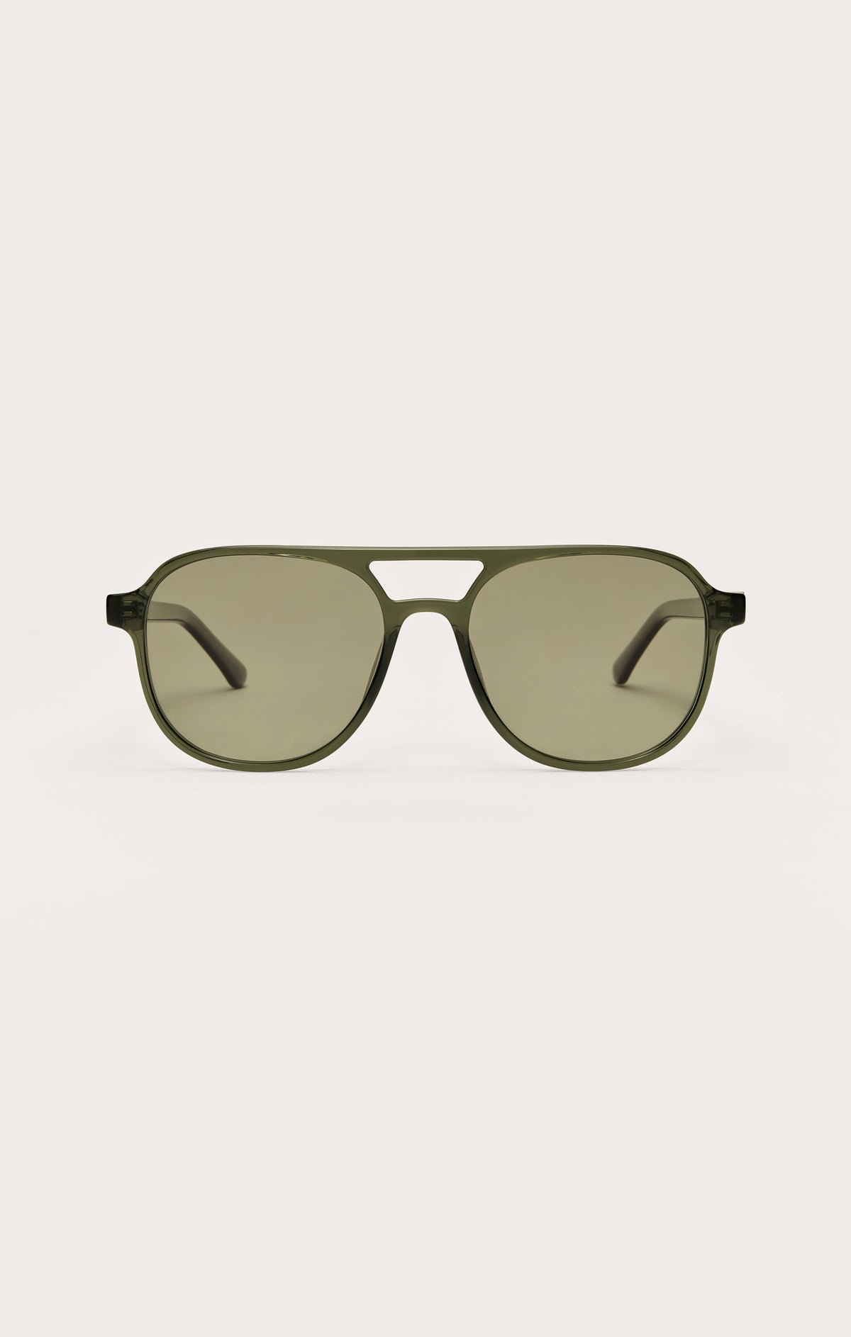 Z Supply Tourist Polarized Sunglasses in Ivy-Moss