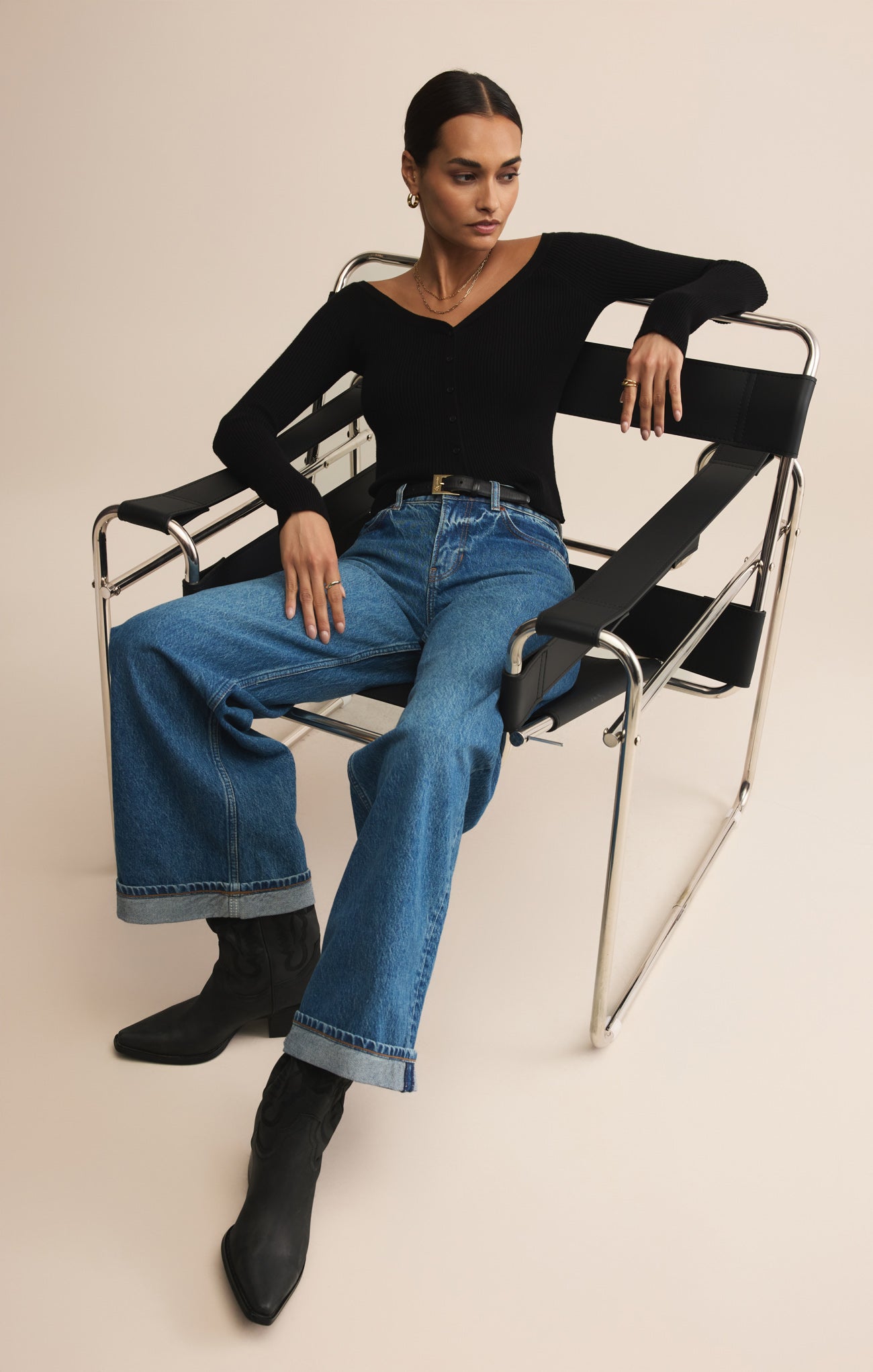 Jovy Off Shoulder Cropped Top