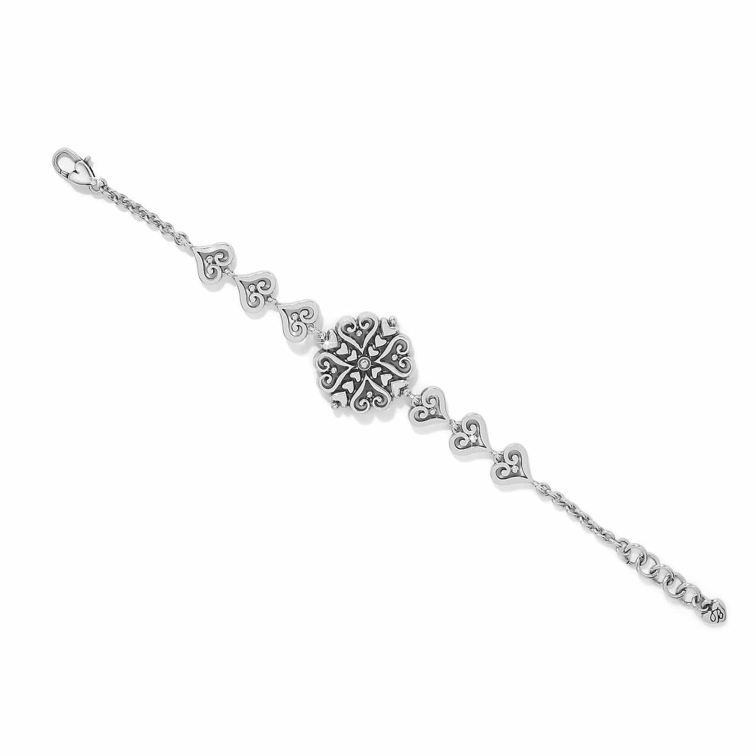 Alcazar Heart Two Tone Bracelet