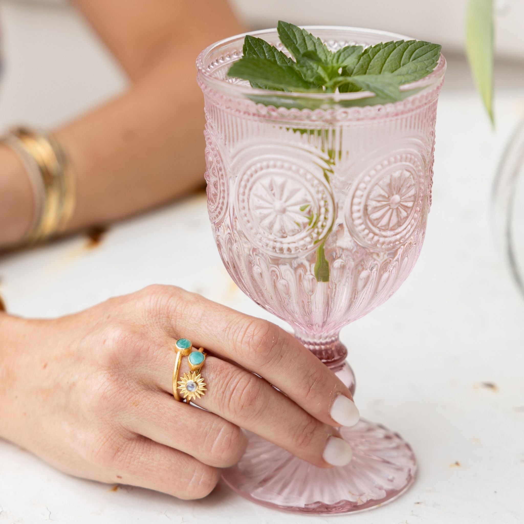 Anemone's Charm Ring by Christina Greene at Shirley Shoppe