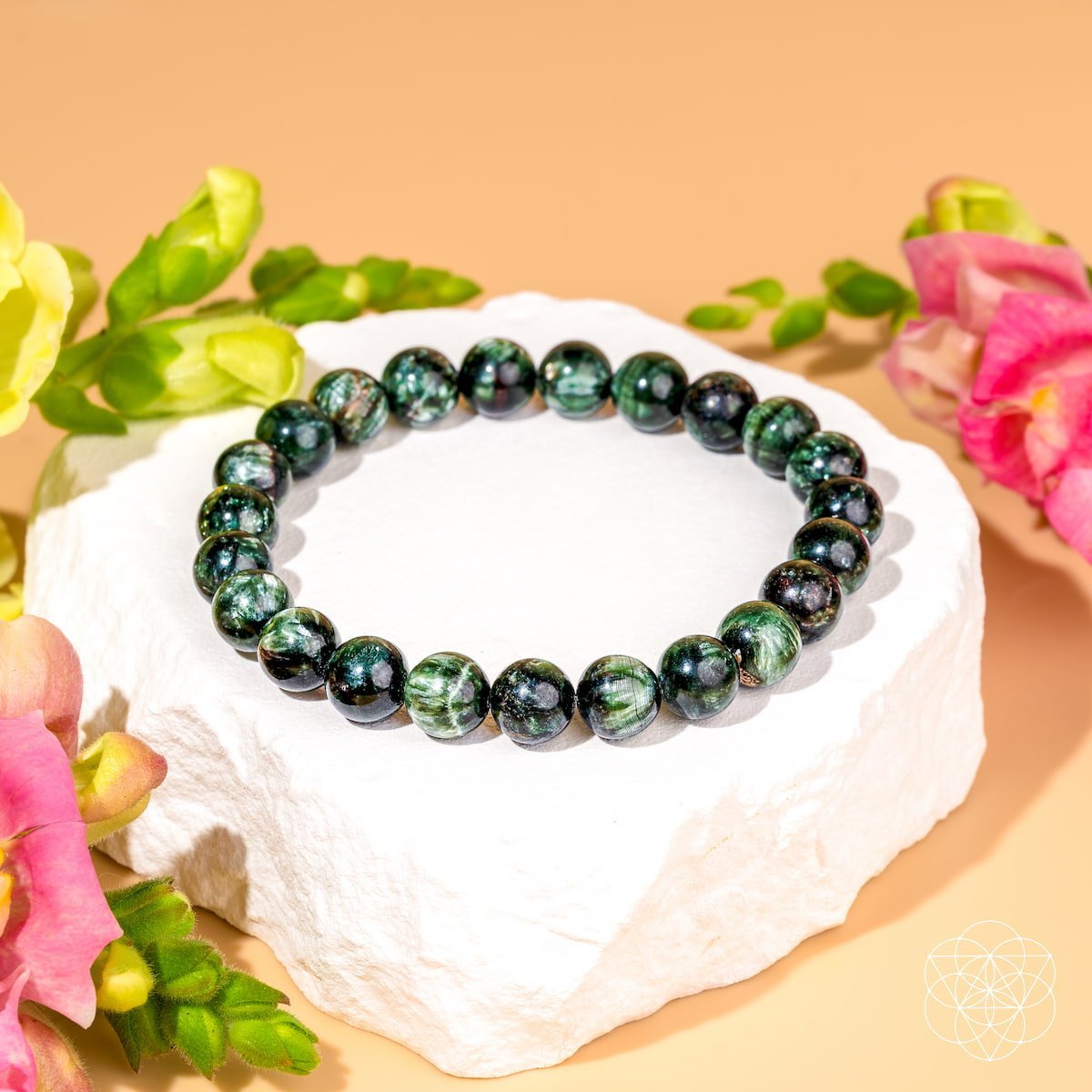 Angel Energy – Rare Seraphinite Bracelet of Transformation by Conscious Items at Shirley Shoppe
