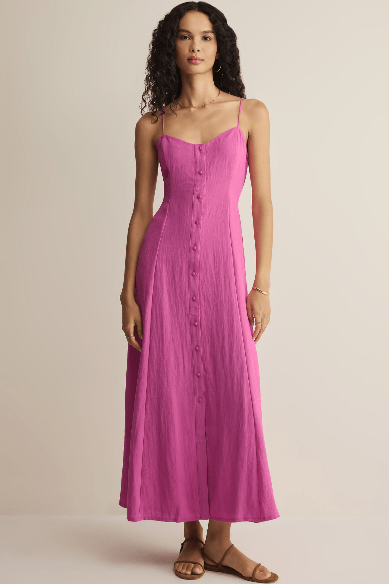 Angel Eyes Midi Dress by z supply at Shirley Shoppe