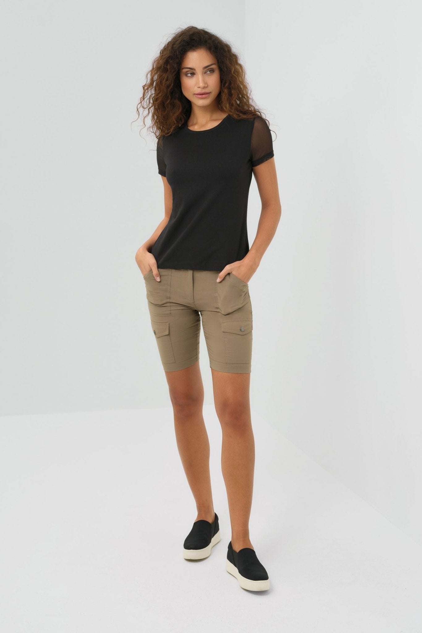 Apiedi Cargo Shorts by Anatomie at Shirley Shoppe