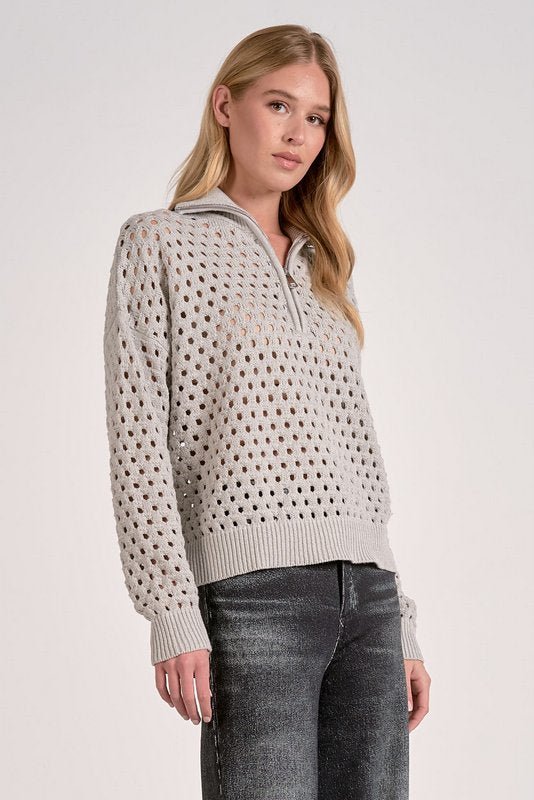 Arabella Half Zip by Shop Elan at Shirley Shoppe