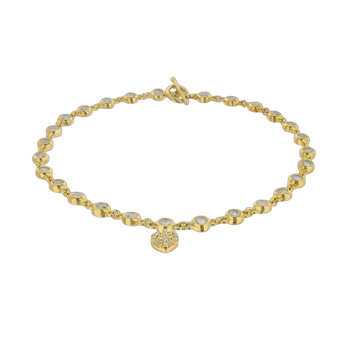 Lga 925 Heart Anklet