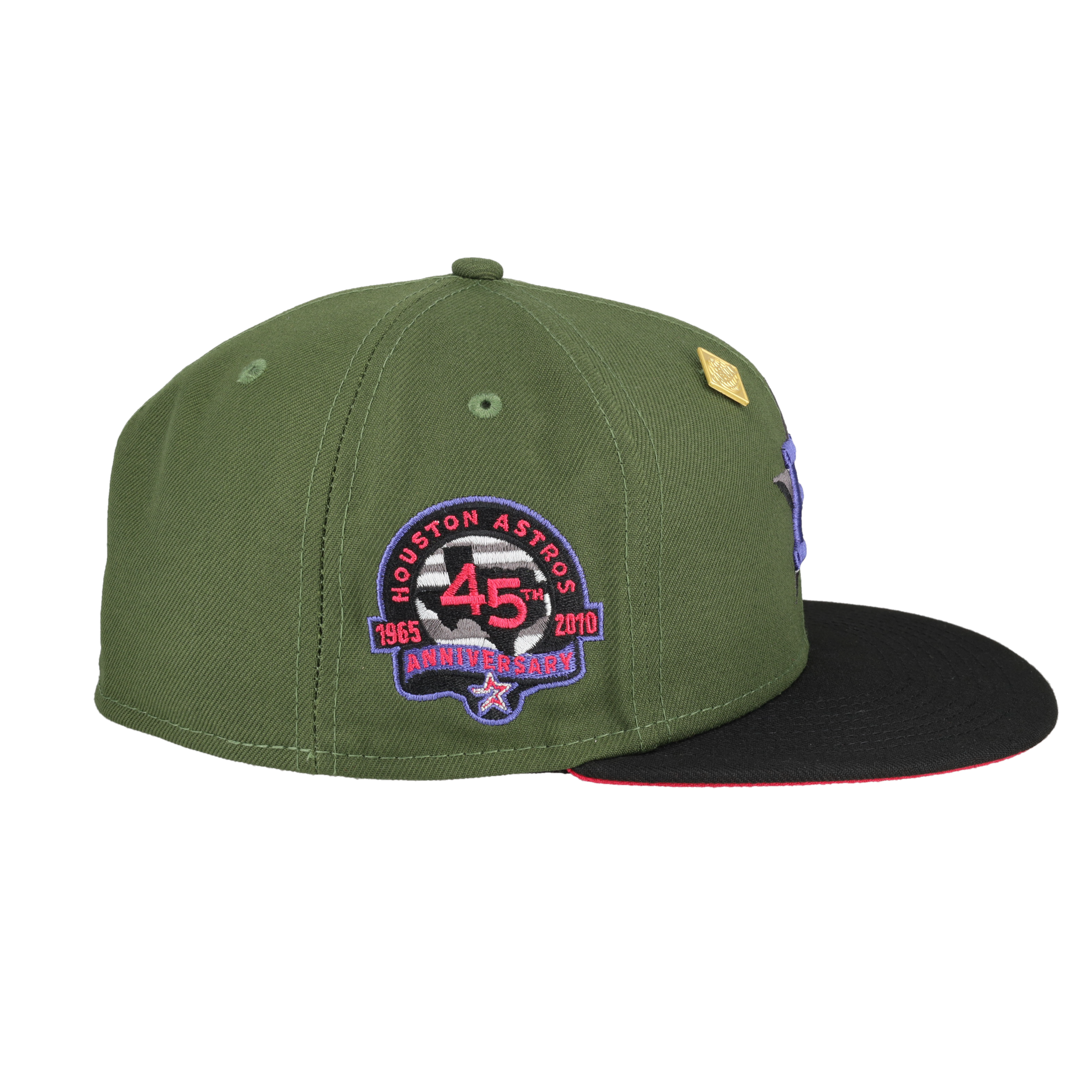 Houston Astros 45th Anniversary Patch Fitted Hat