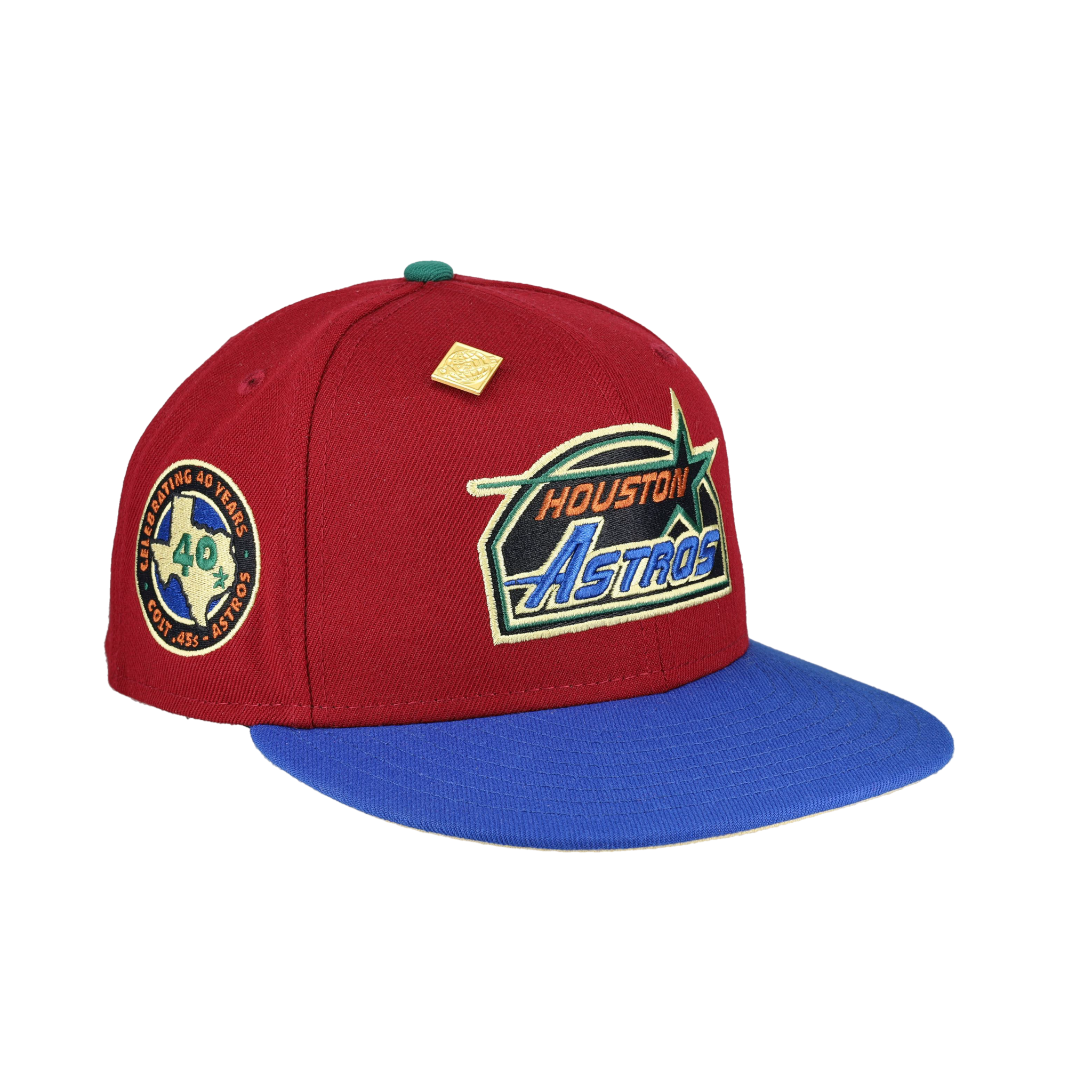 Houston Astros Celebrating 40 Years Patch 59fifty Fitted Hat