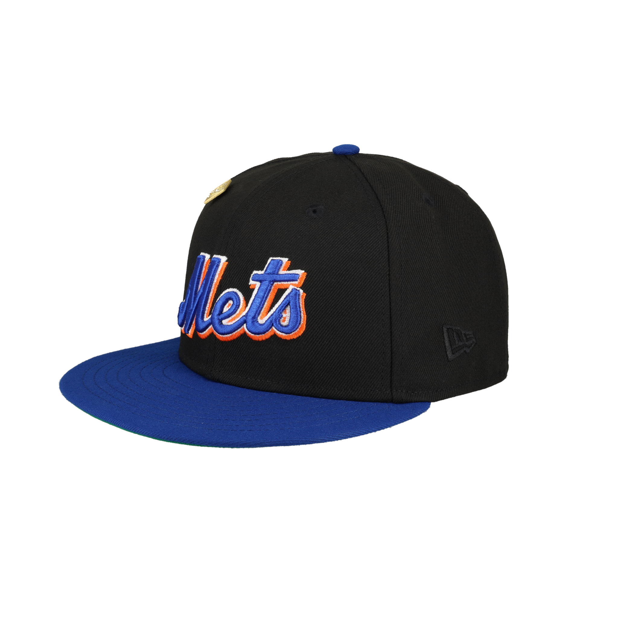 New York Mets 25th Anniversary Side Patch New Era 59Fifty Fitted Hat