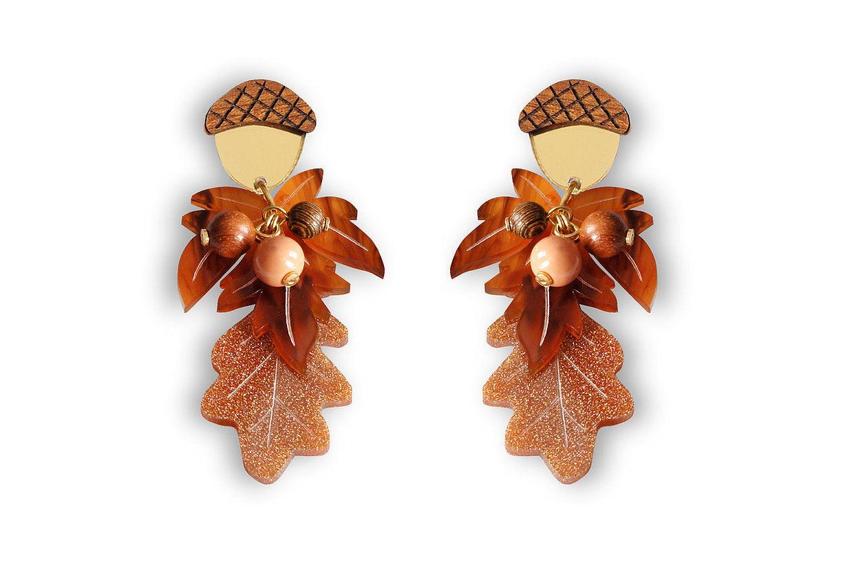 Autumn Earrings by Laliblue by Quirks! at Shirley Shoppe