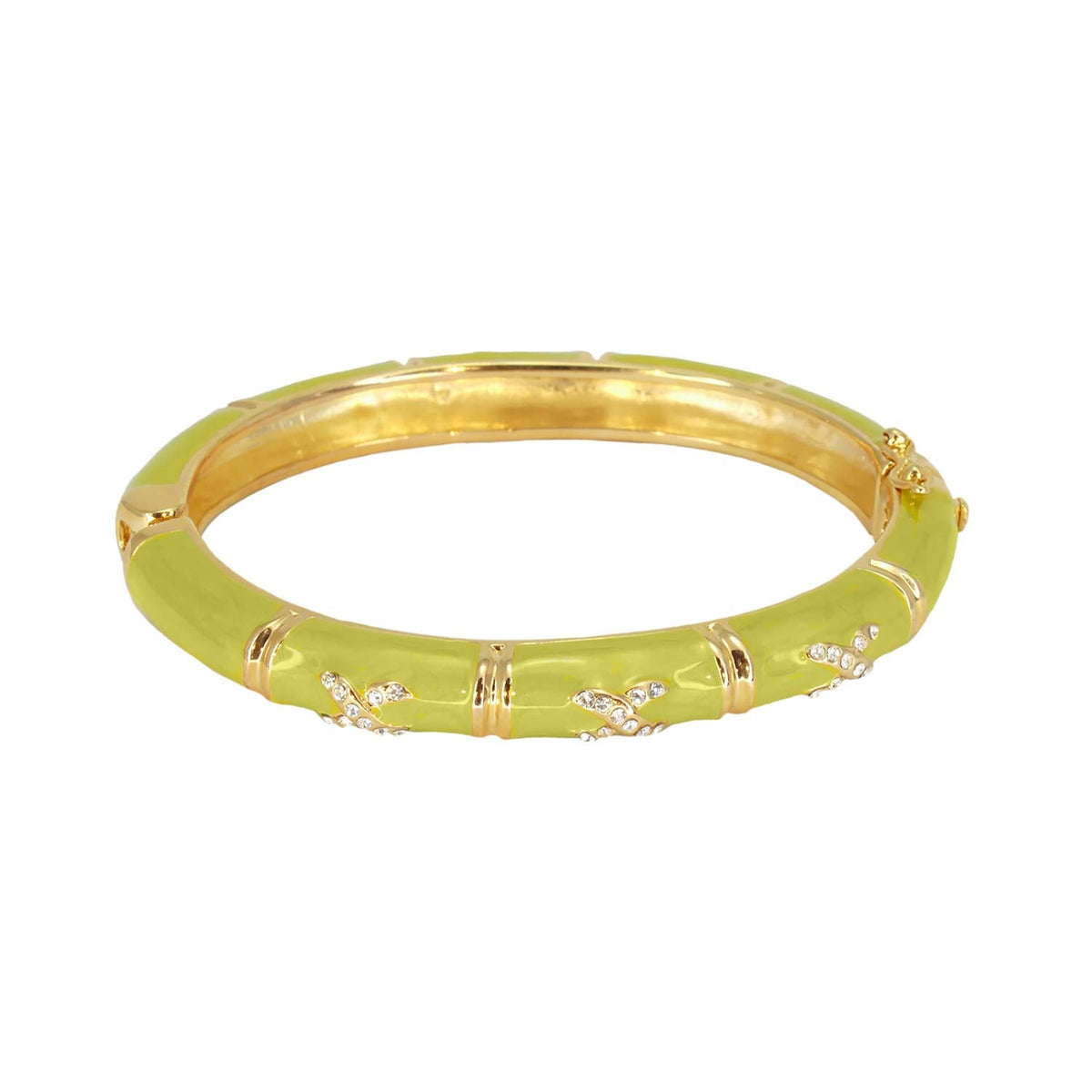 Elegant Hugs Bangle — Slim Pavé X