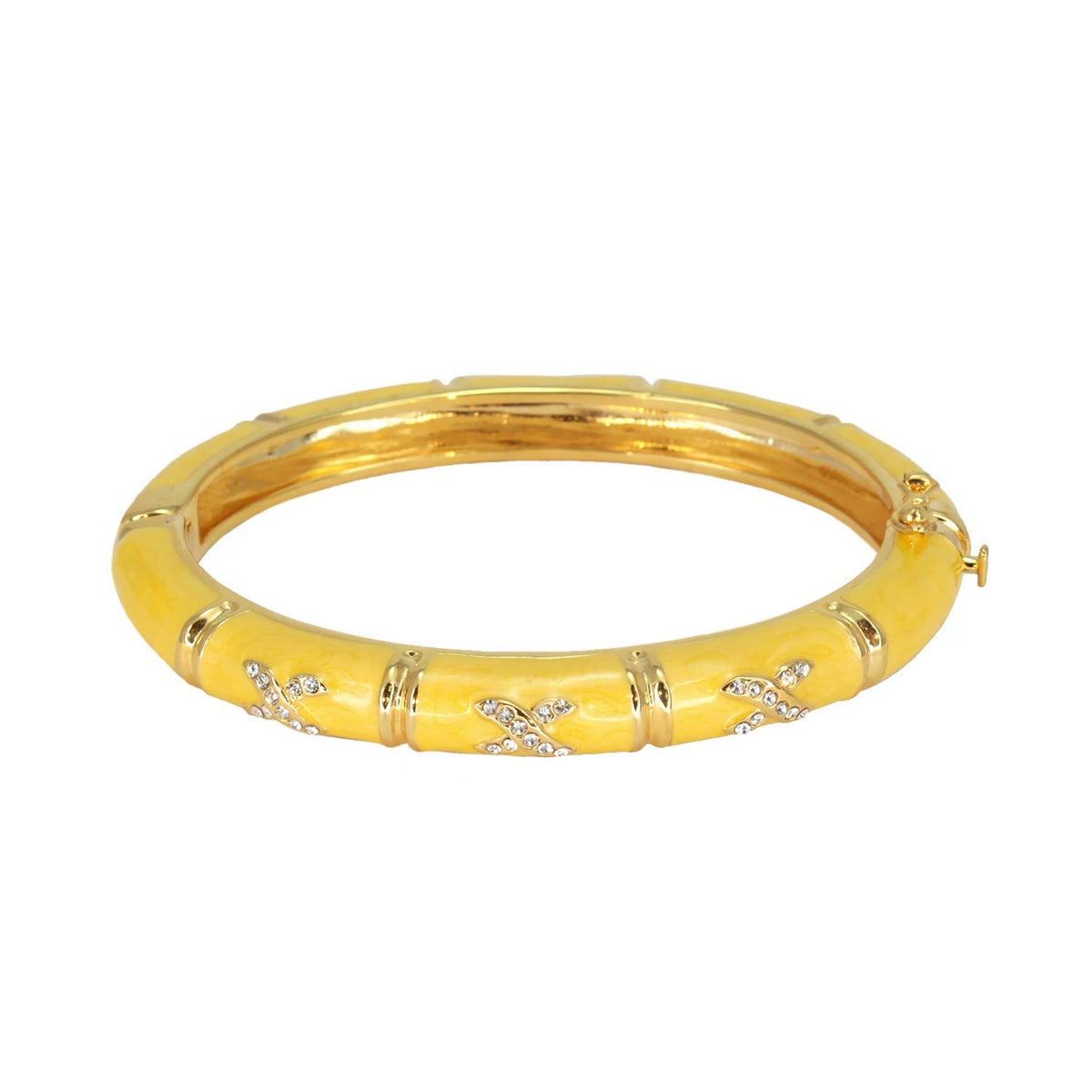 Elegant Hugs Bangle — Slim Pavé X