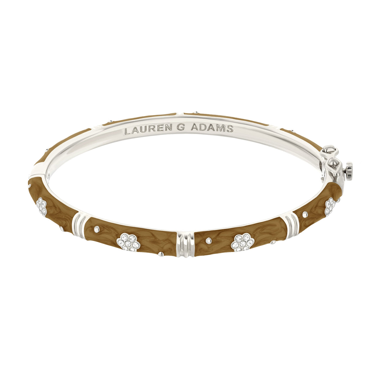 Daisy Love Bangle — Pavé Flower