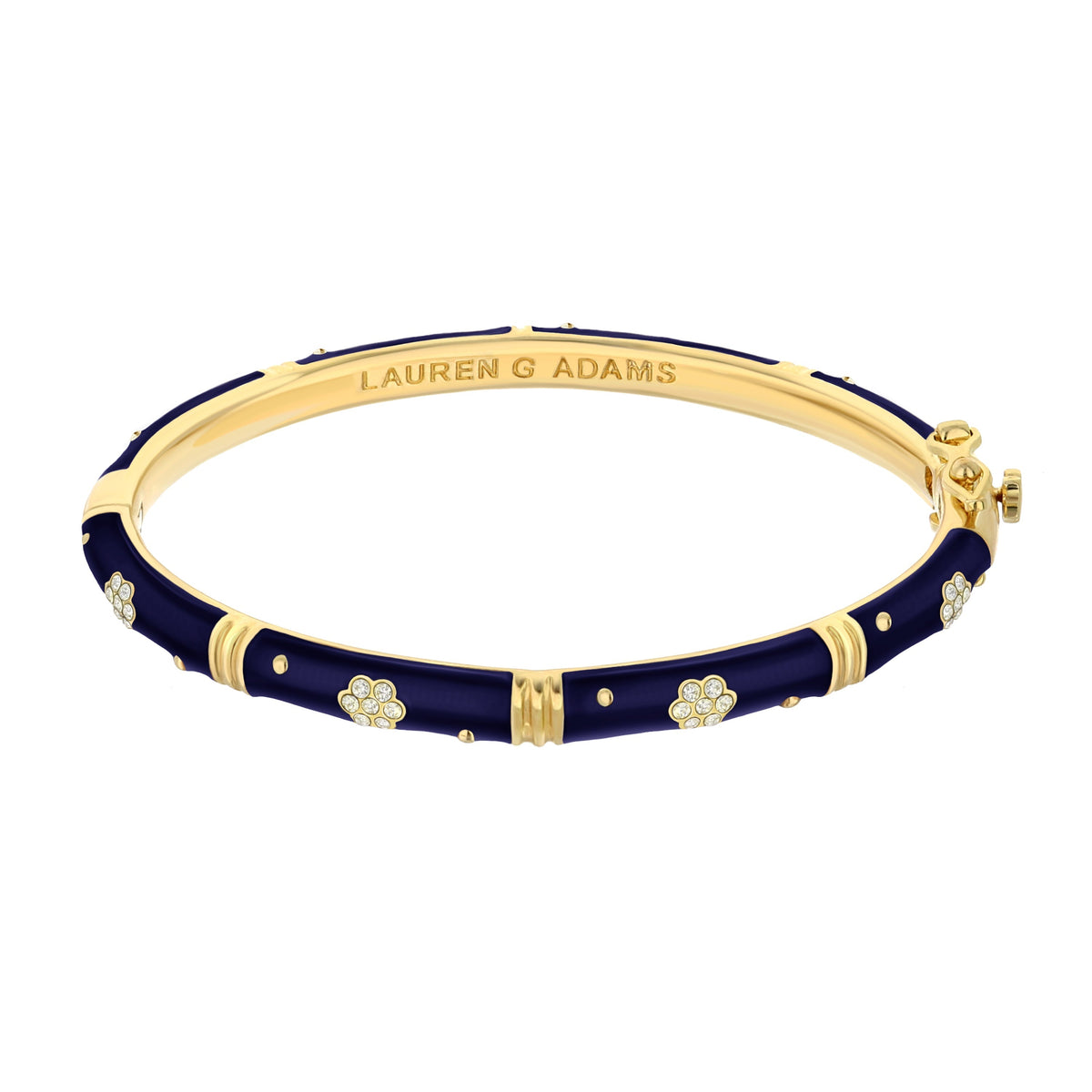 Daisy Love Bangle — Pavé Flower