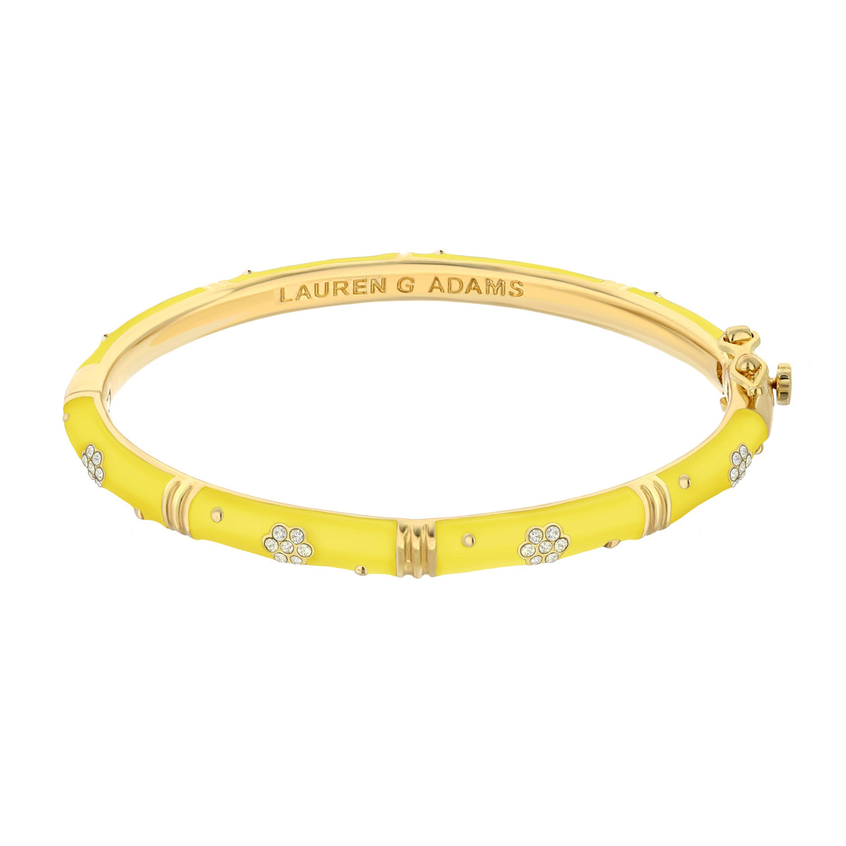 Daisy Love Bangle — Pavé Flower