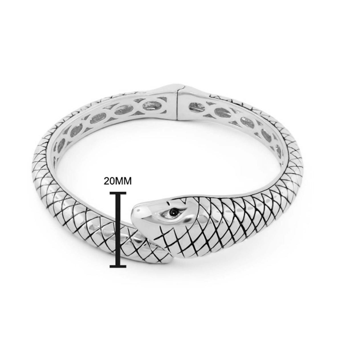 Animal Paradise Bangle — Engraved Snake