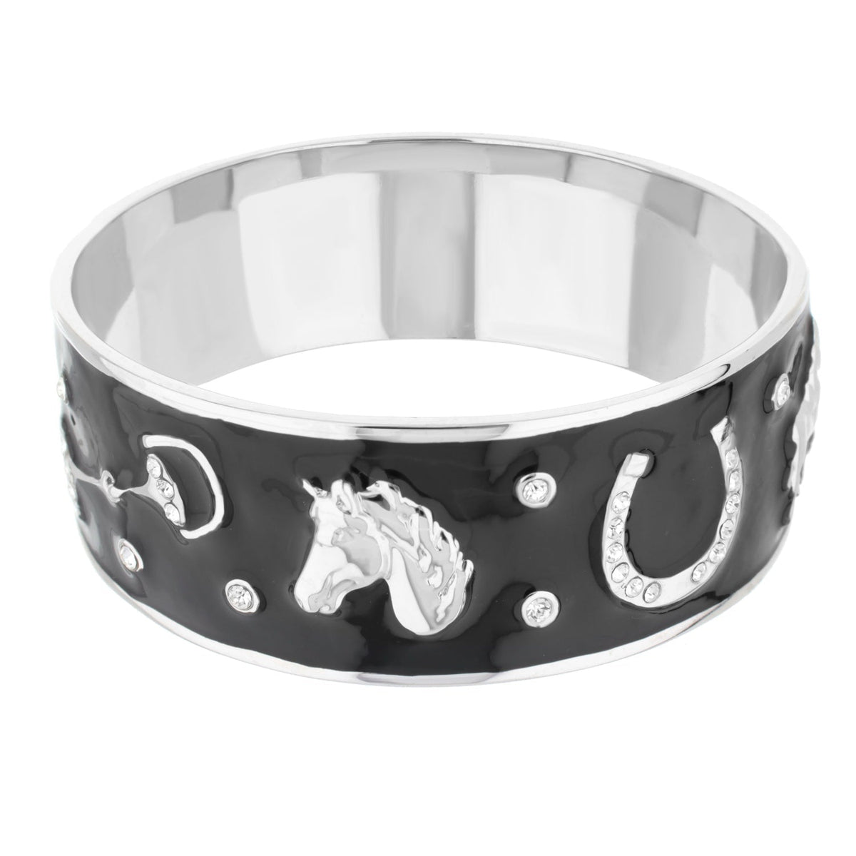 Equestrian Bangle — Russet Horse Head