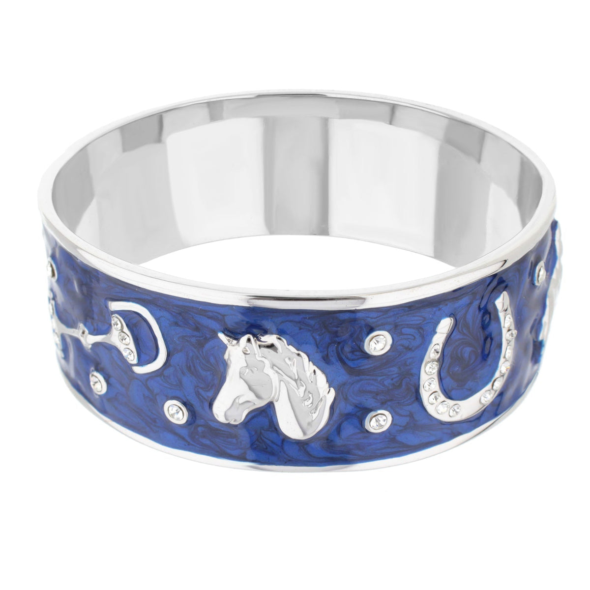 Equestrian Bangle — Russet Horse Head
