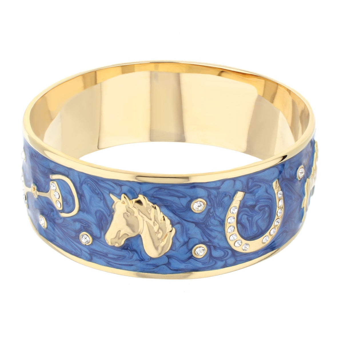 Equestrian Bangle — Russet Horse Head