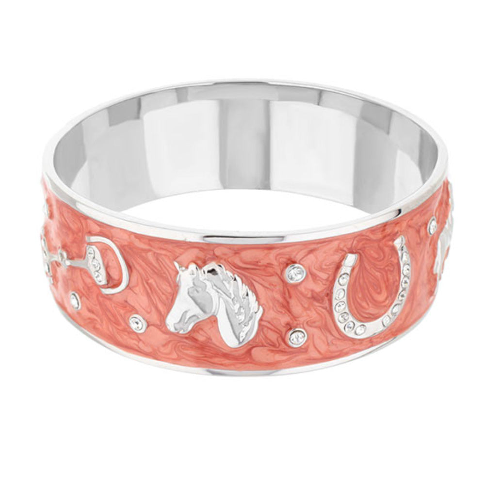 Equestrian Bangle — Russet Horse Head