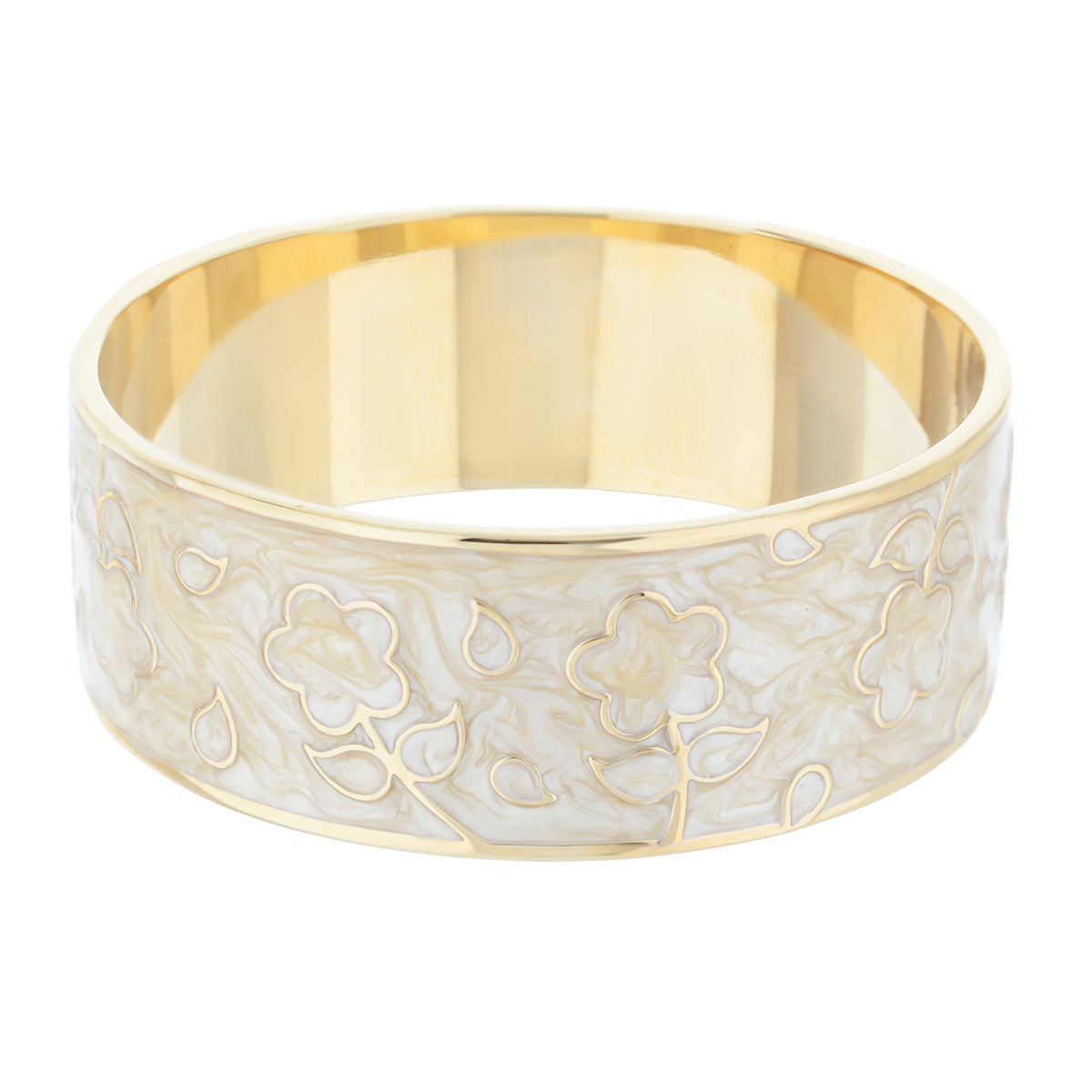 Daisy Love Bangle — Wide Blossom