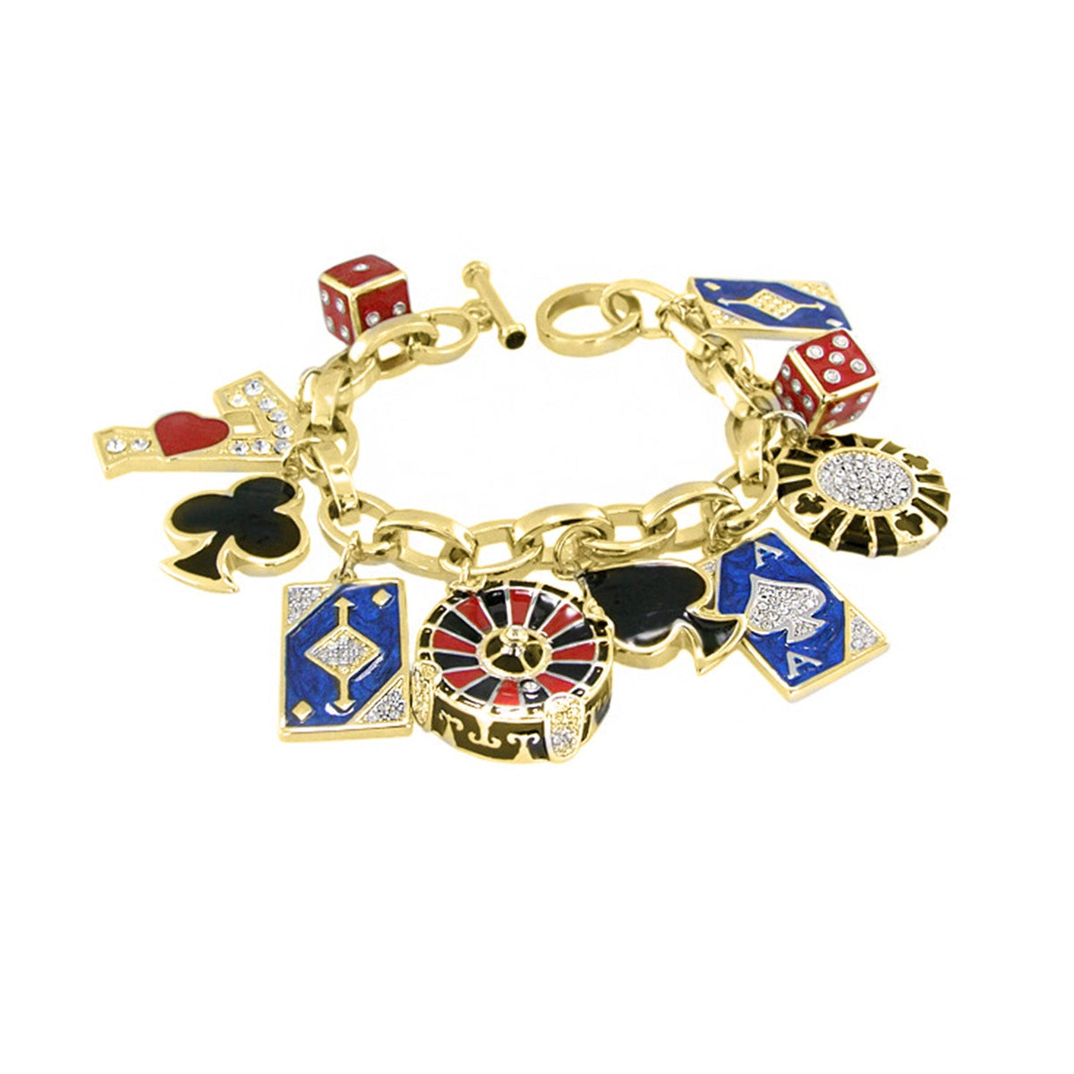 Players Club Charm Bracelet