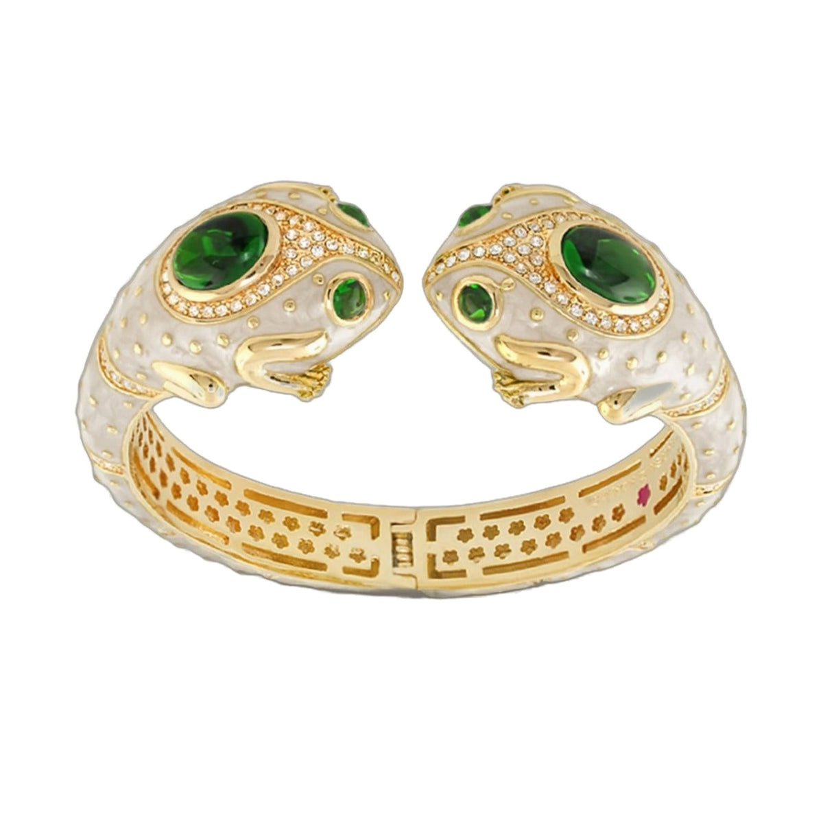 Animal Paradise Bangle — Double Frog Cuff