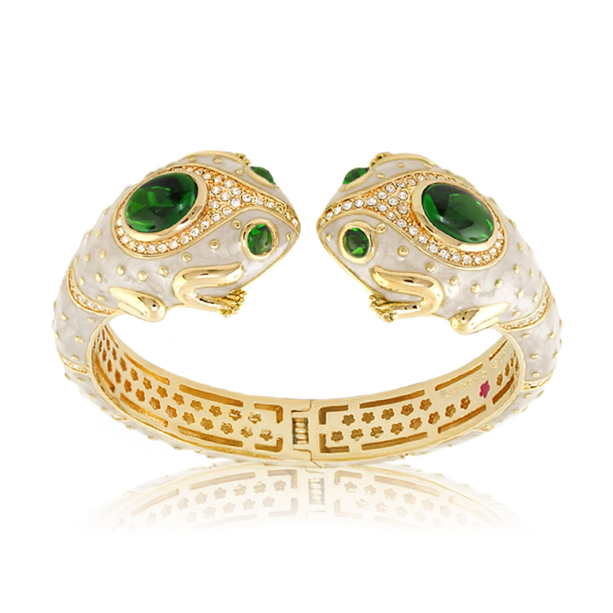 Animal Paradise Bangle — Double Frog Cuff