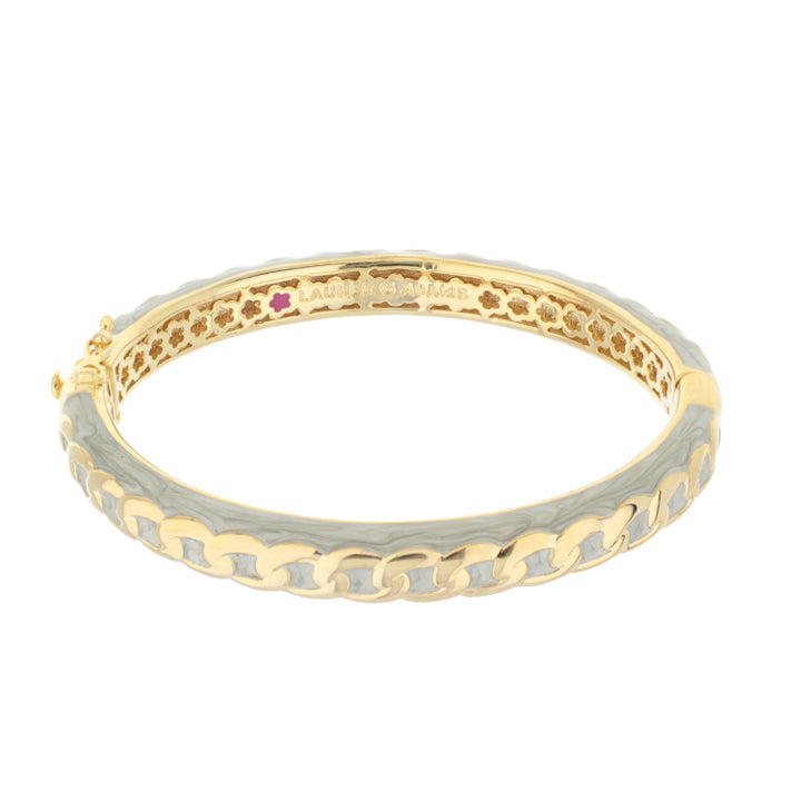 Laguna Links Bangle — Curb Chain Hinge
