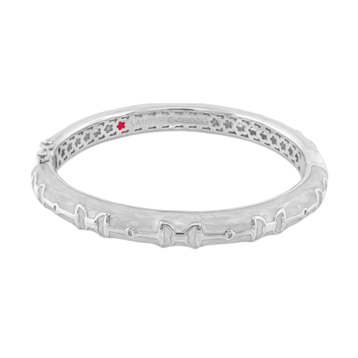 Equestrian Stirrup Bangle — Black