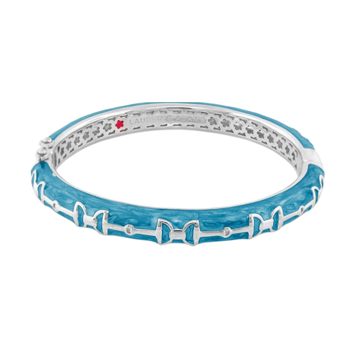 Equestrian Stirrup Bangle — Black