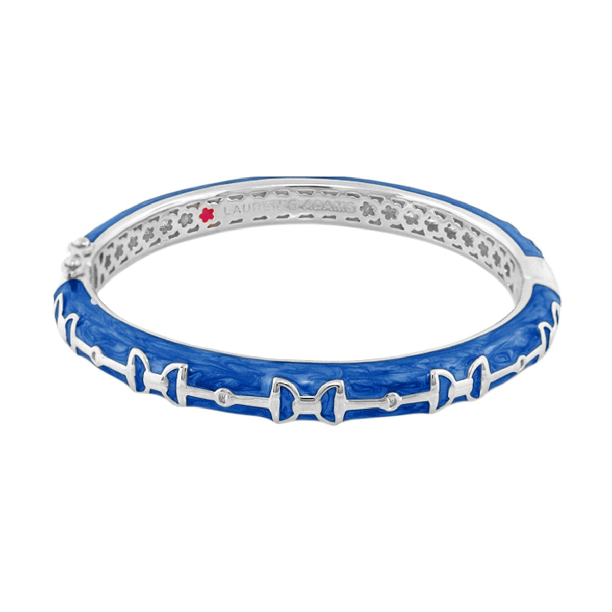 Equestrian Stirrup Bangle — Black