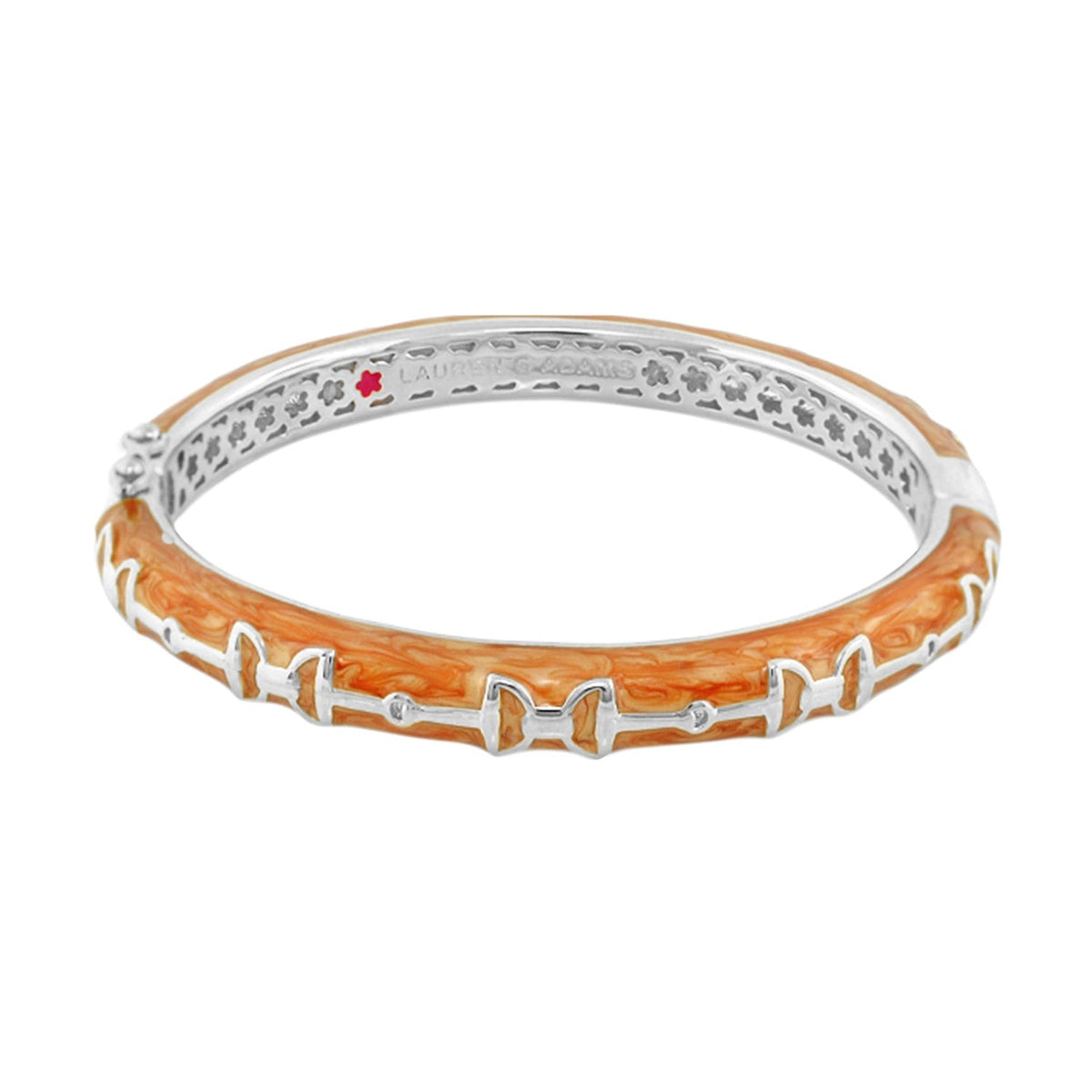 Equestrian Stirrup Bangle — Black