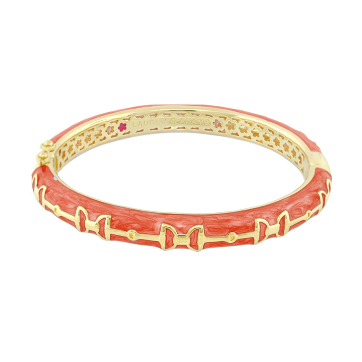 Equestrian Stirrup Bangle — Black