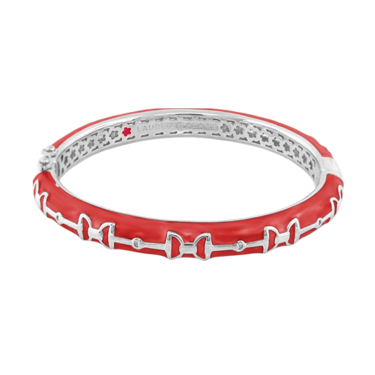 Equestrian Stirrup Bangle — Black