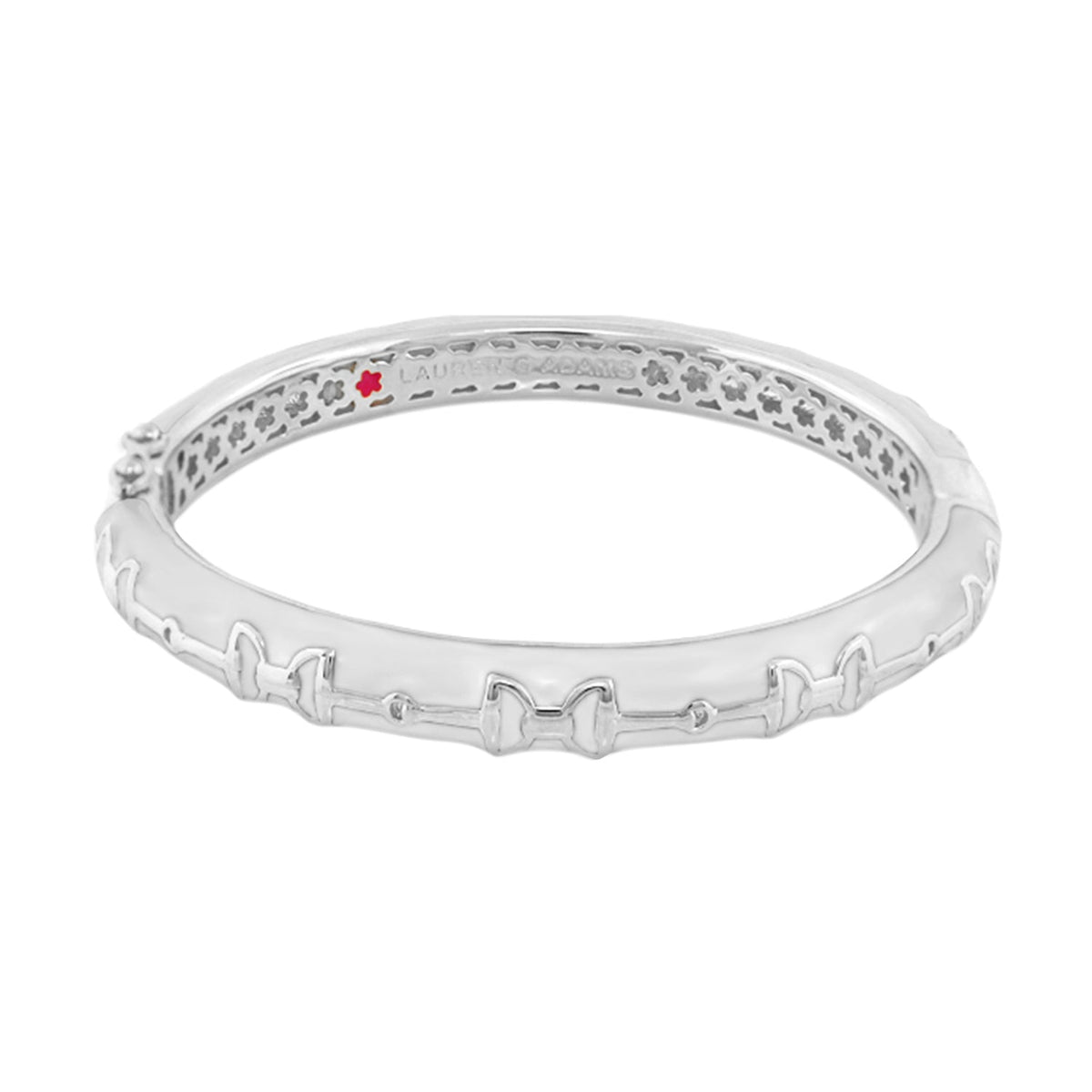 Equestrian Stirrup Bangle — Black