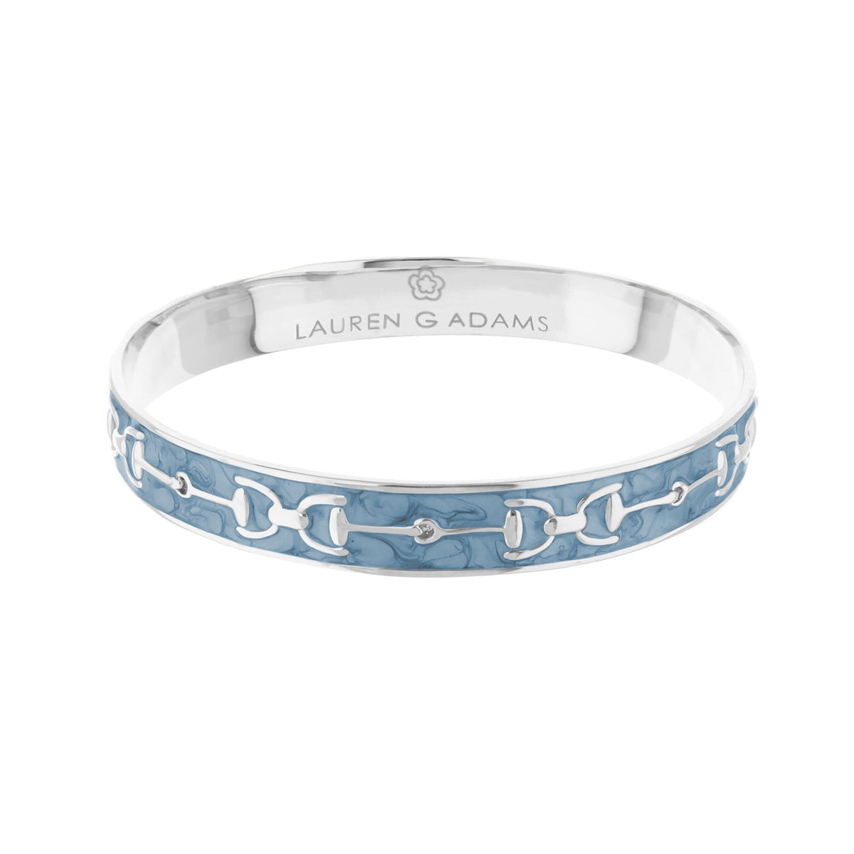 Equestrian Stirrup Bangle — Champagne
