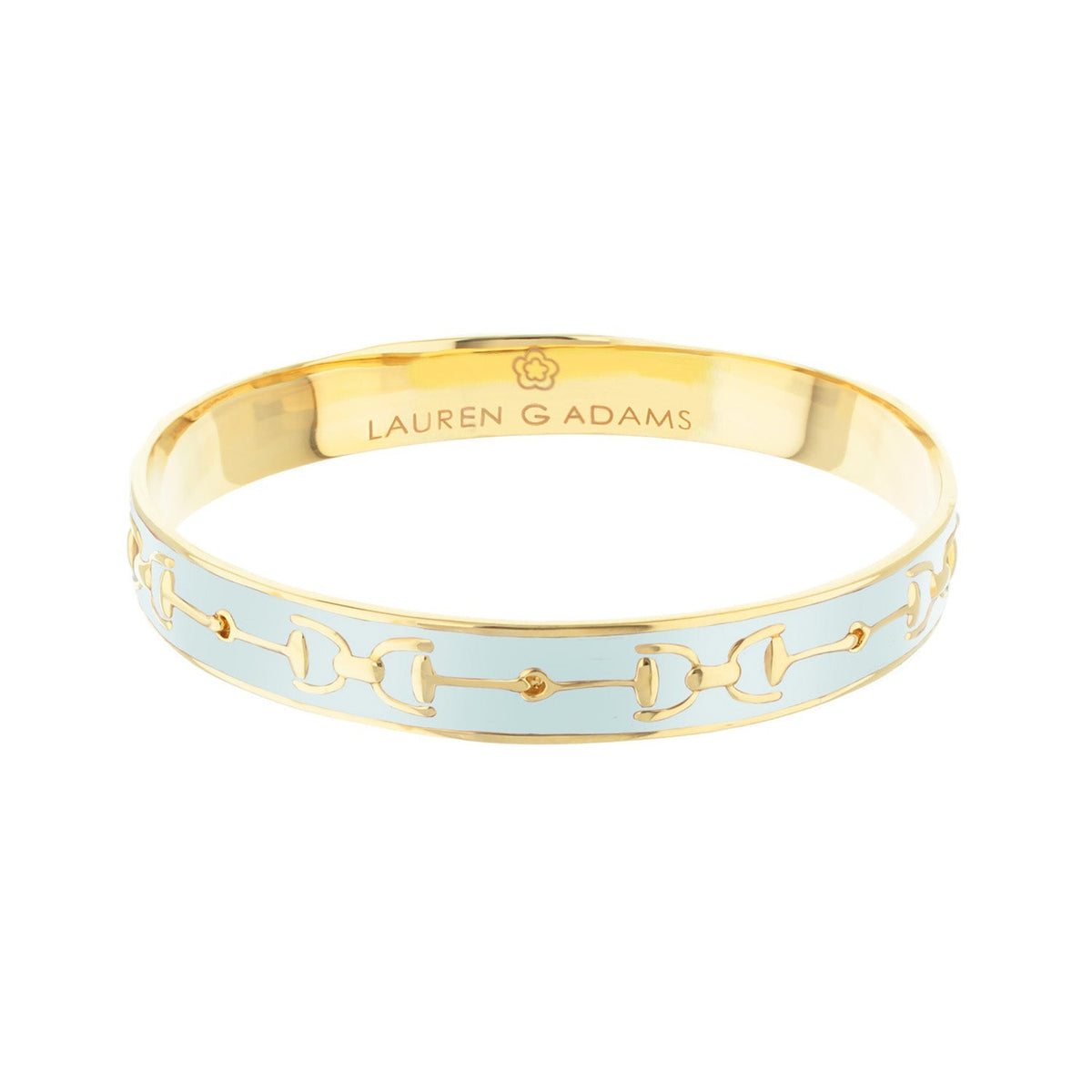 Equestrian Stirrup Bangle — Champagne