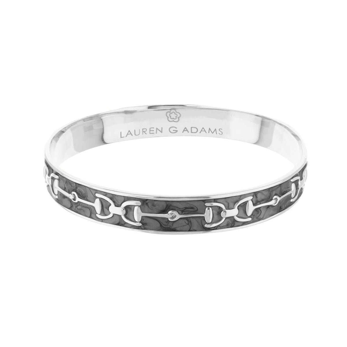 Equestrian Stirrup Bangle — Champagne