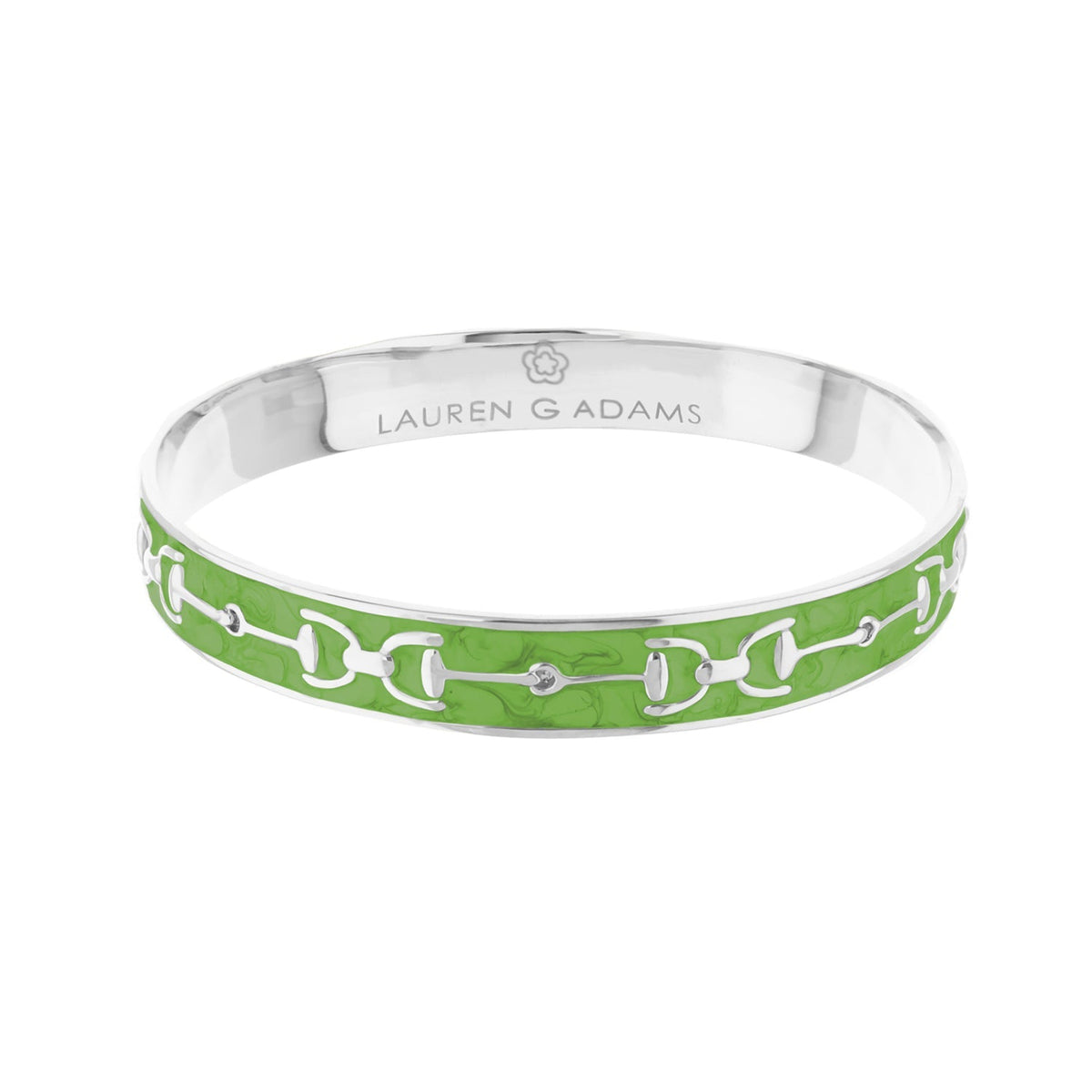 Equestrian Stirrup Bangle — Champagne