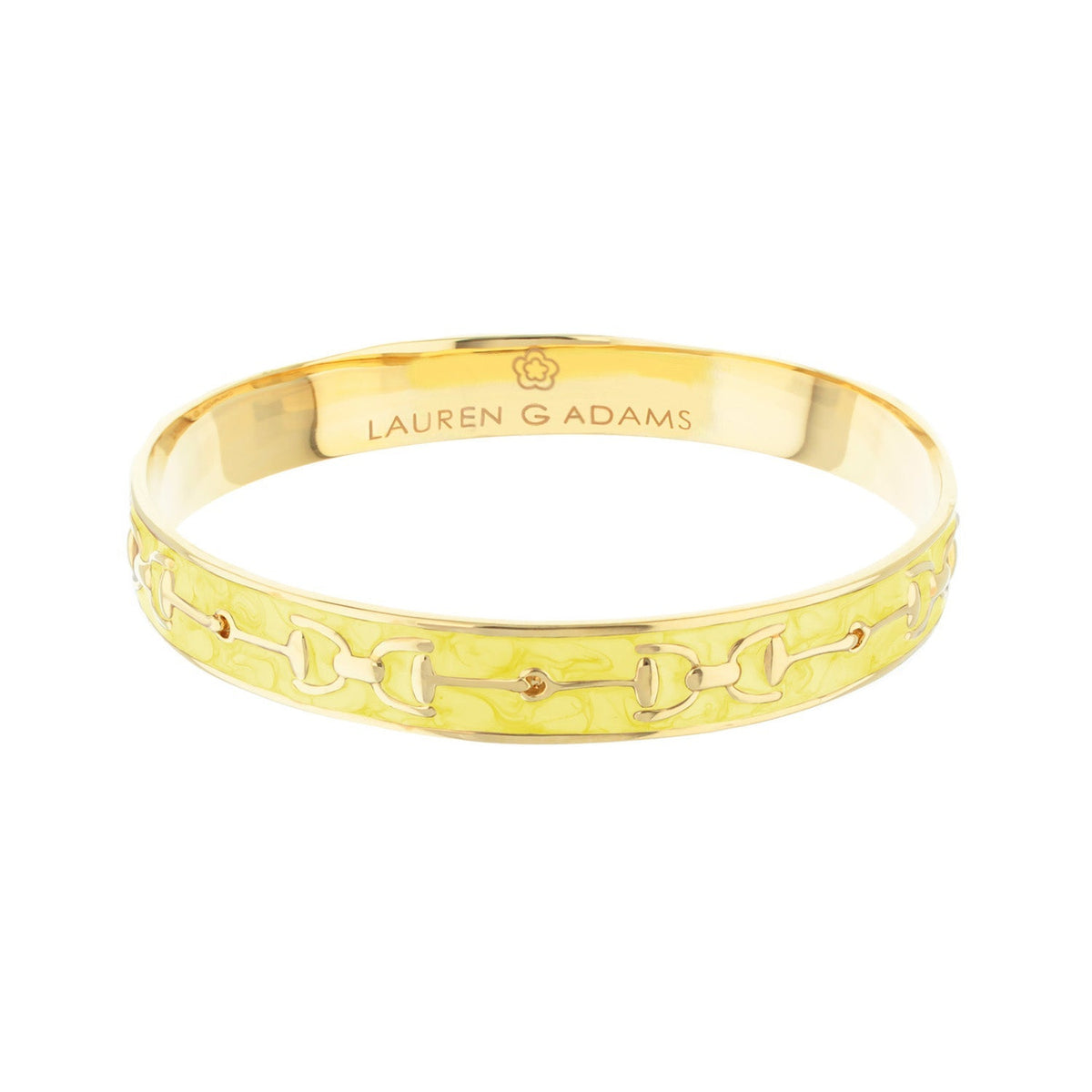 Equestrian Stirrup Bangle — Champagne