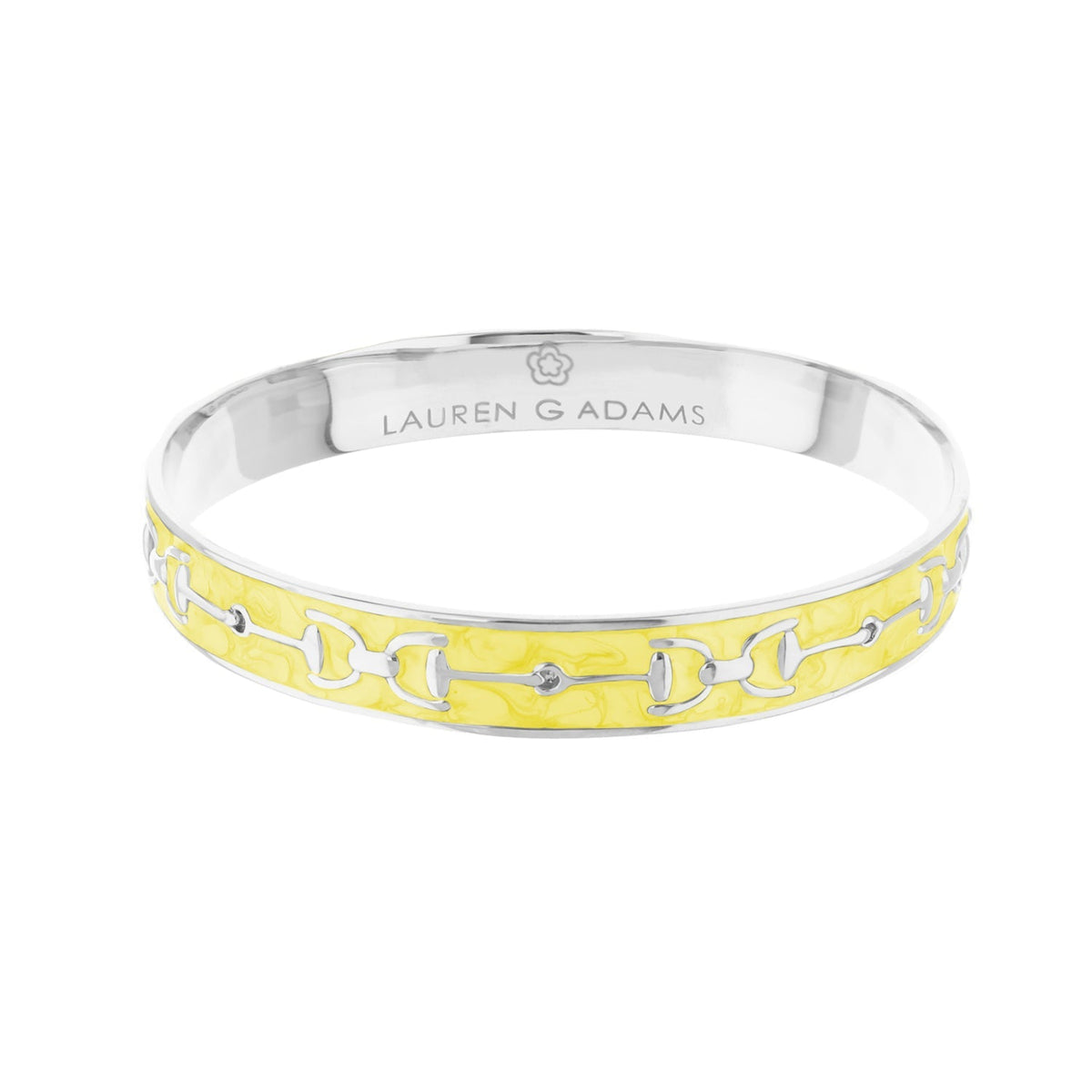 Equestrian Stirrup Bangle — Champagne