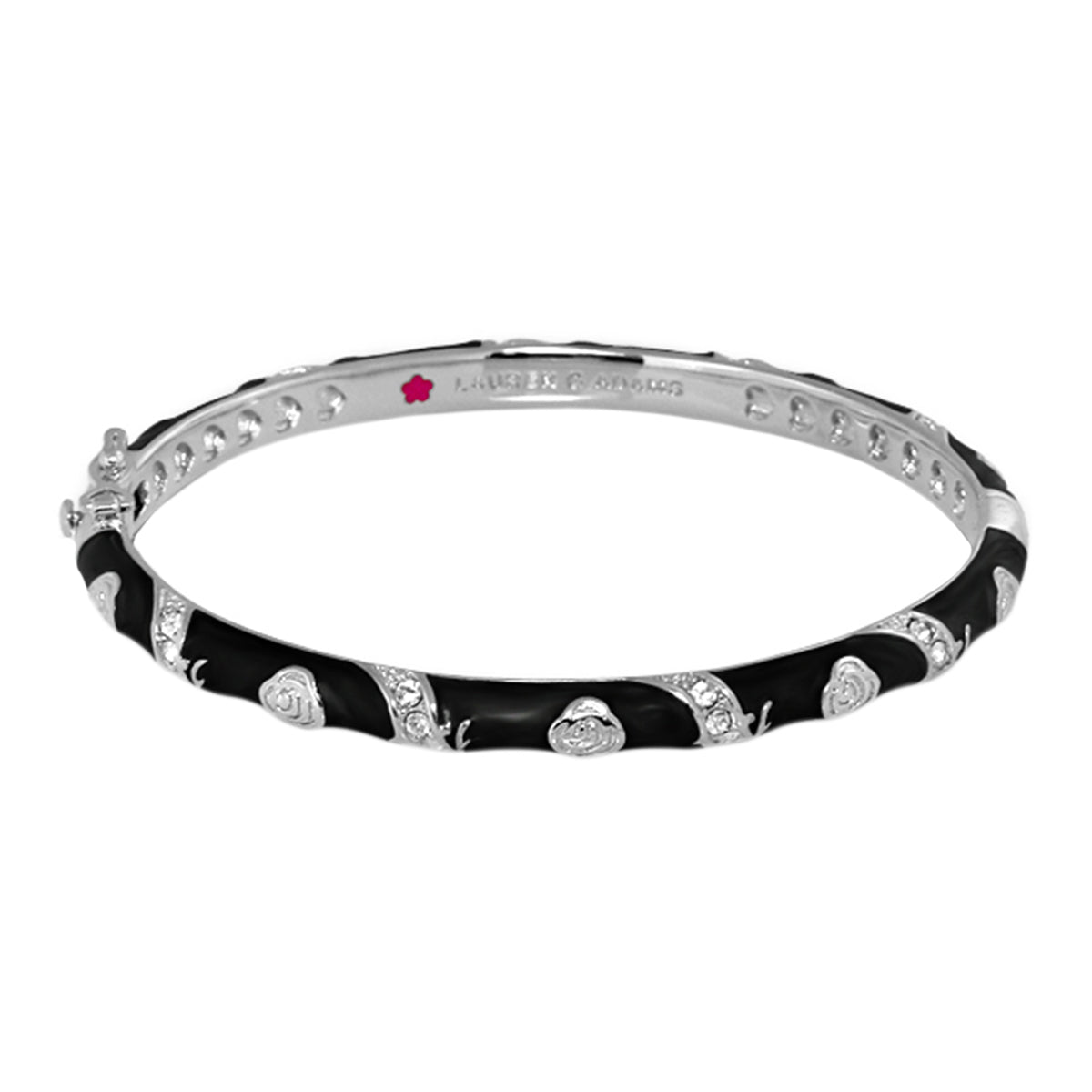 Stackable Fiesta Bangle — Heart & Pavé