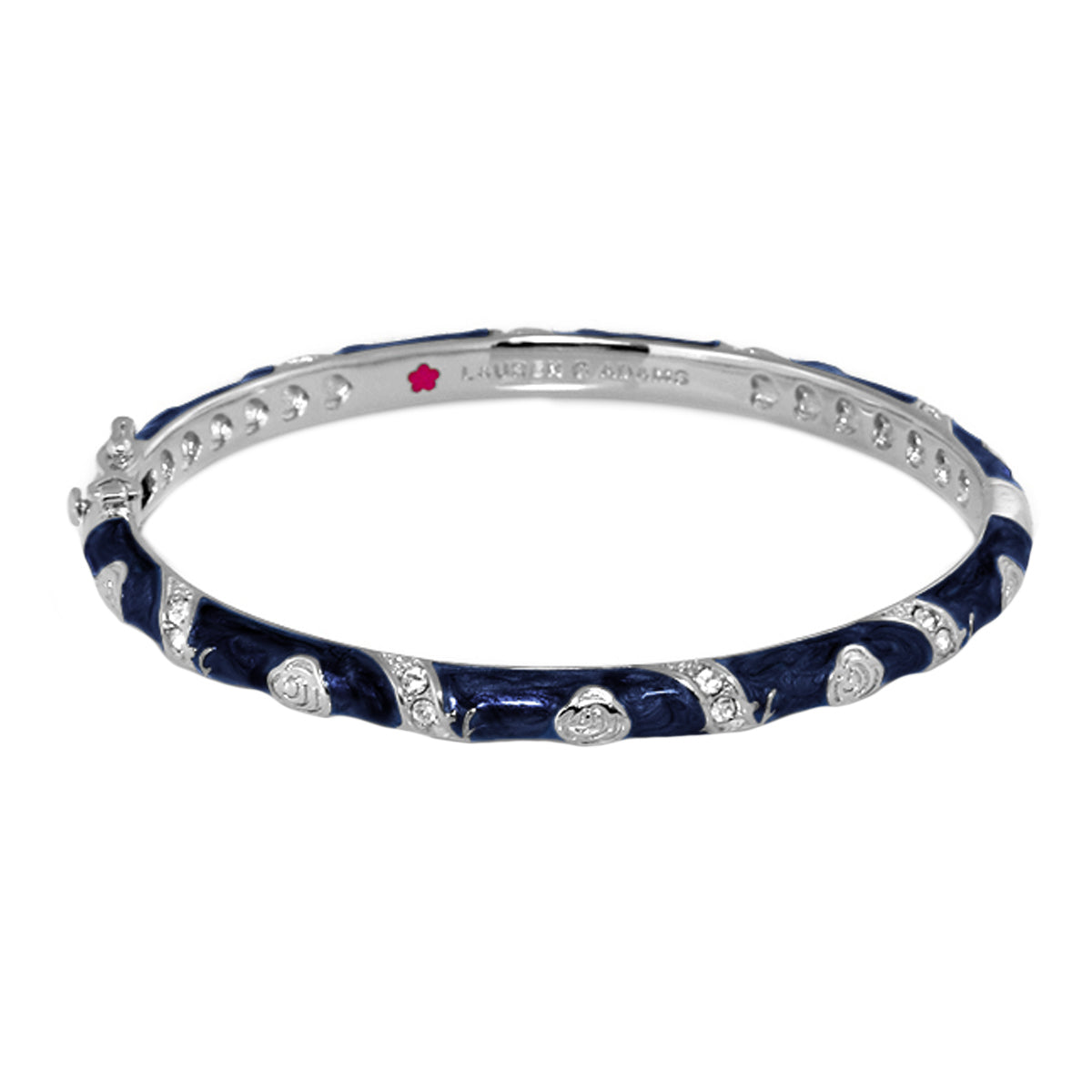 Stackable Fiesta Bangle — Heart & Pavé