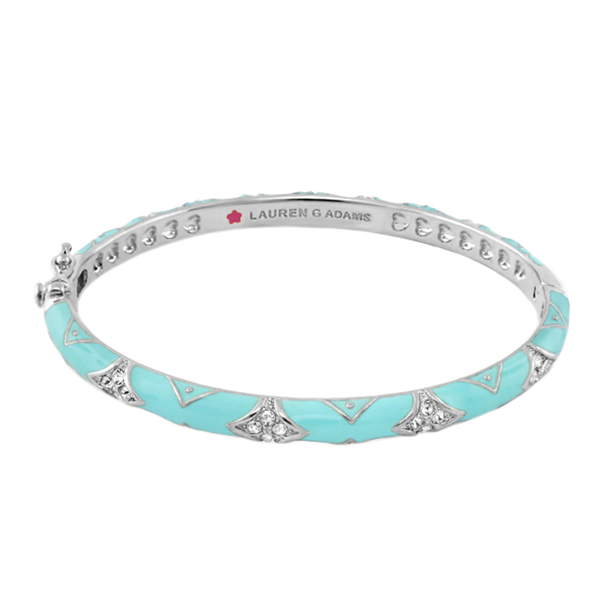 Stackable Fiesta Bangle — Quilted Pavé